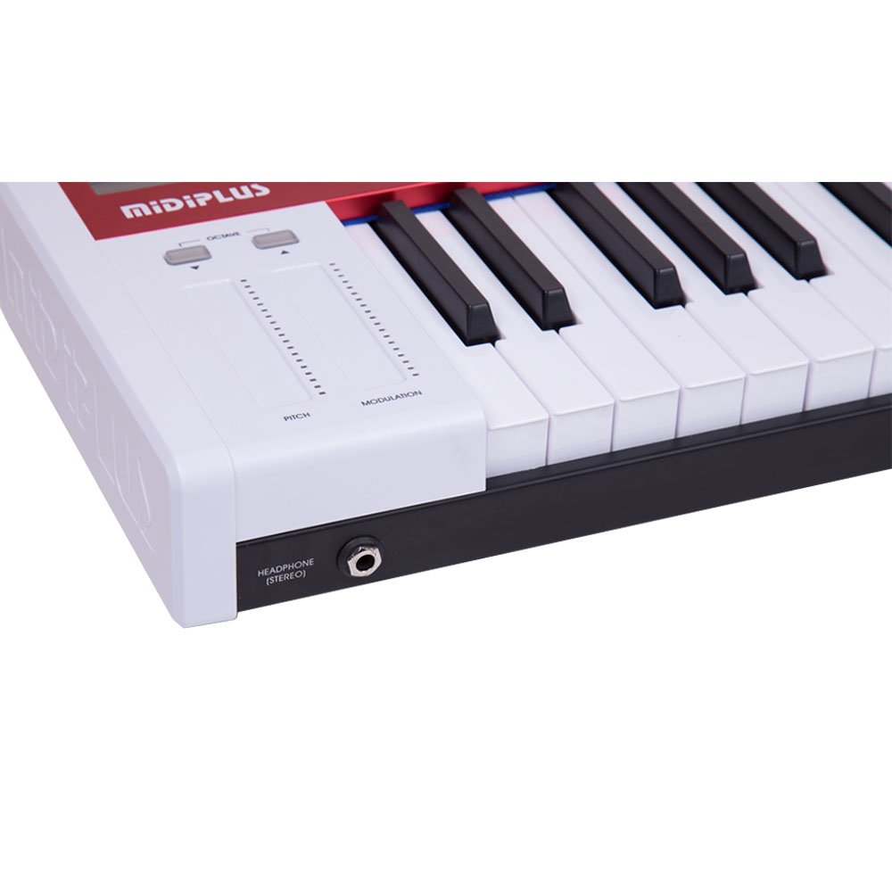 MIDIPLUS X6 Pro 49-Key USB MIDI Keyboard Controller for Music Production, Recording & Live Performance – Compatible with DAW Software like FL Studio, Ableton & Logic Pro