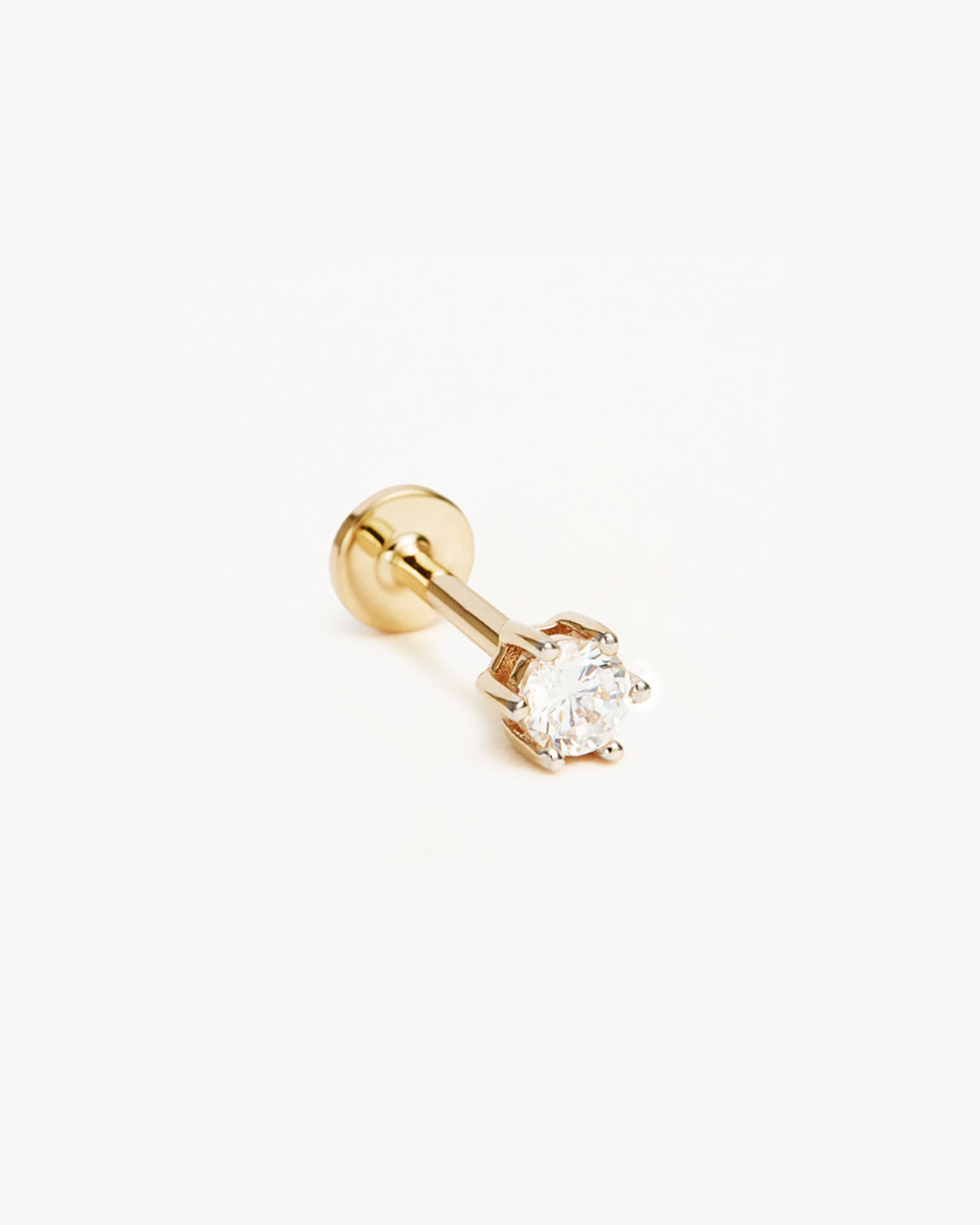 14K Solid Gold Cartilage Earrings with Crystals - Dainty & Elegant Hoop Earrings for Women - Perfect for Everyday Wear, Parties & Special Occasions