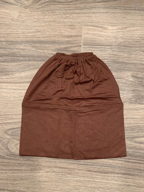 Elastic Brown Hair Tubes for Women - Stretchy Ponytail Holders for Thick Hair - Perfect for Workouts, Yoga, and Everyday Styling