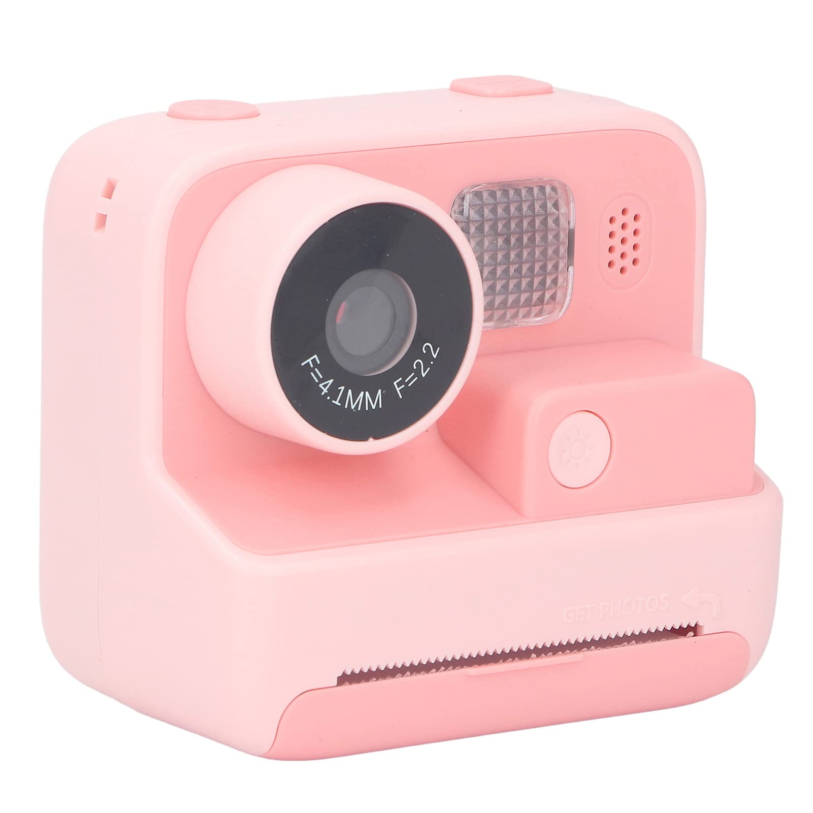 Shanrya Print Camera - 48MP Kids Digital Camera with Front & Back Dual Lens, 1400mAh Battery, Fill Light & 32GB Memory Card - Perfect for Outdoor Adventures, Birthday Gifts & Family Travel Photography