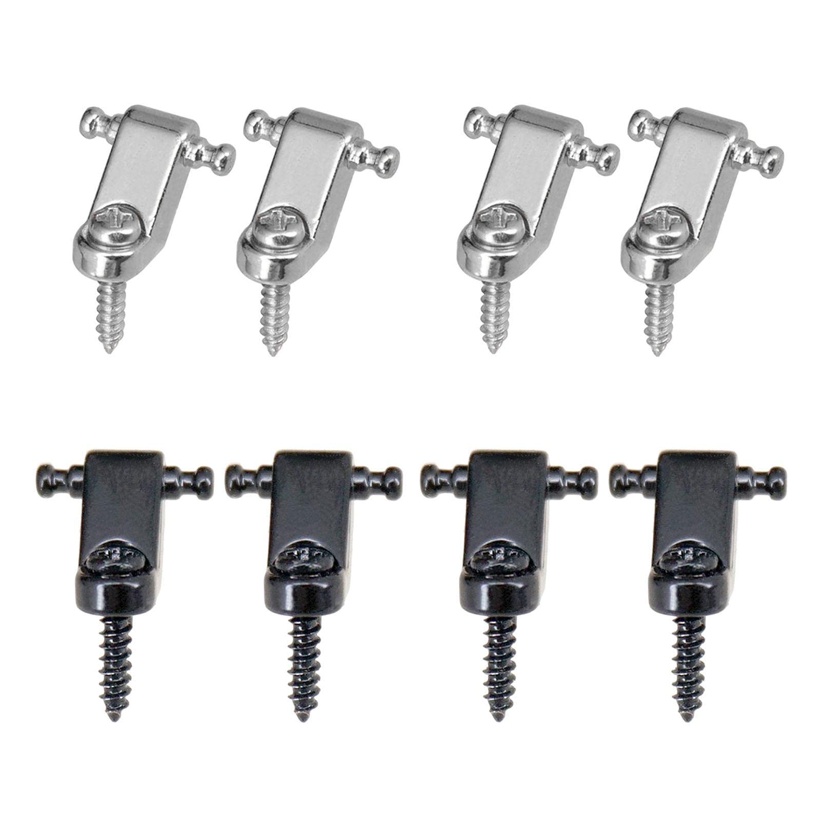 4PCS DIY Electric Guitar Tailpiece & Tree Parts - Replacement Hardware for Guitar Repair & Upgrades | Perfect for Rock, Metal & Blues Performances