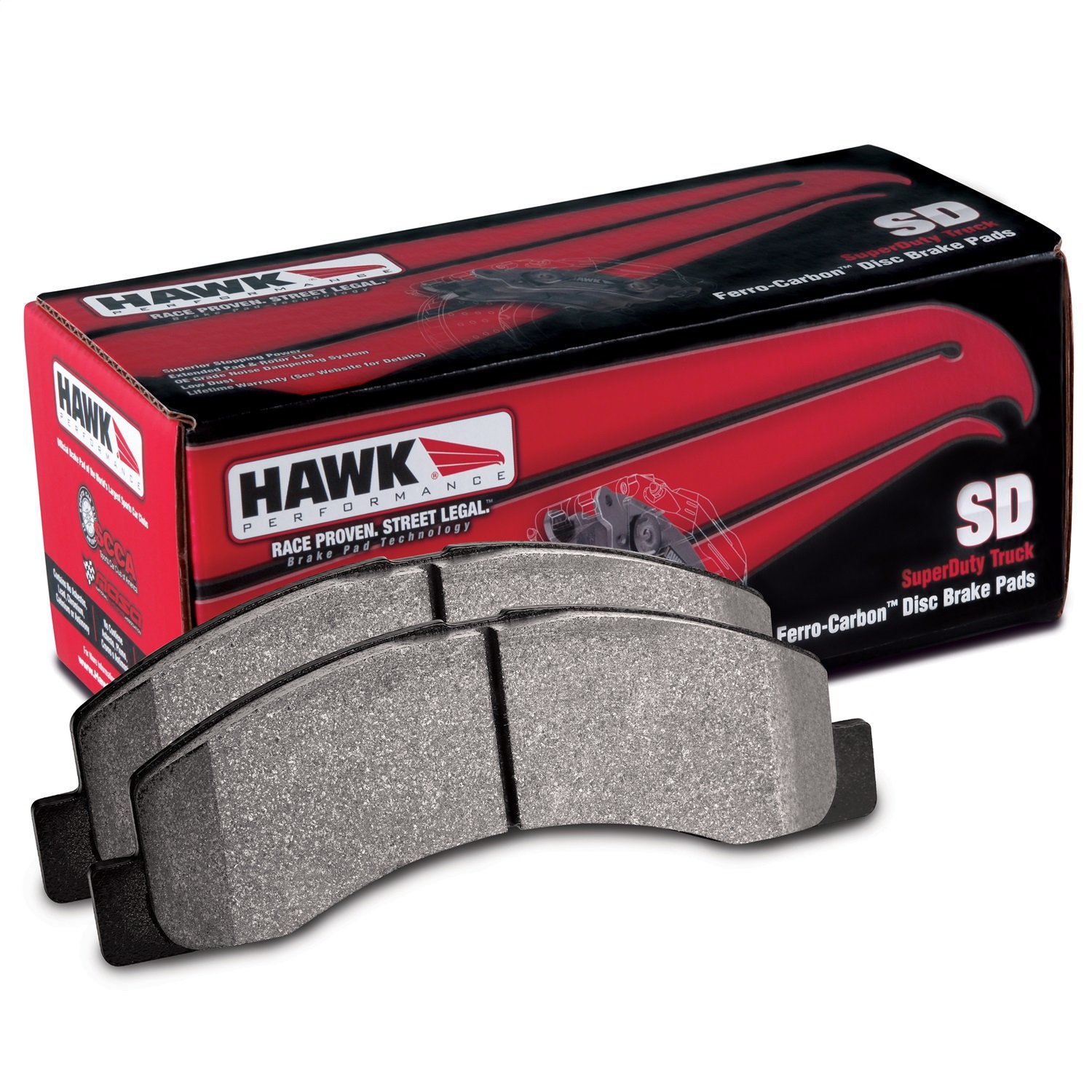 Hawk HB701P.723 Performance Brake Pads - Premium Ceramic Brake Pads for Smooth & Quiet Stopping Power | Perfect for Daily Commuting, Highway Driving & Performance Vehicles