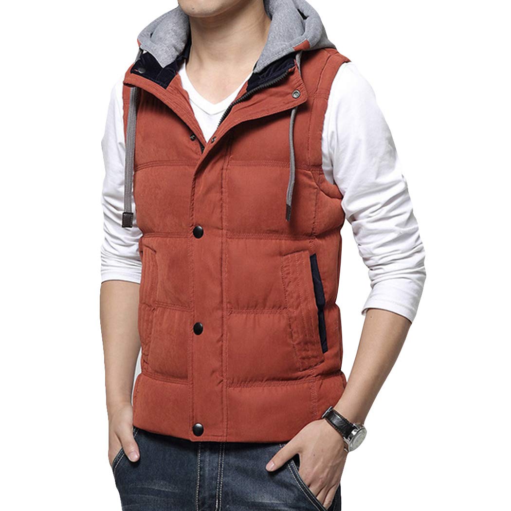 Men's Winter Down Vest - Lightweight Sleeveless Puffer Jacket for Outdoor Activities & Casual Wear | Perfect for Hiking, Camping & Cold Weather Layering