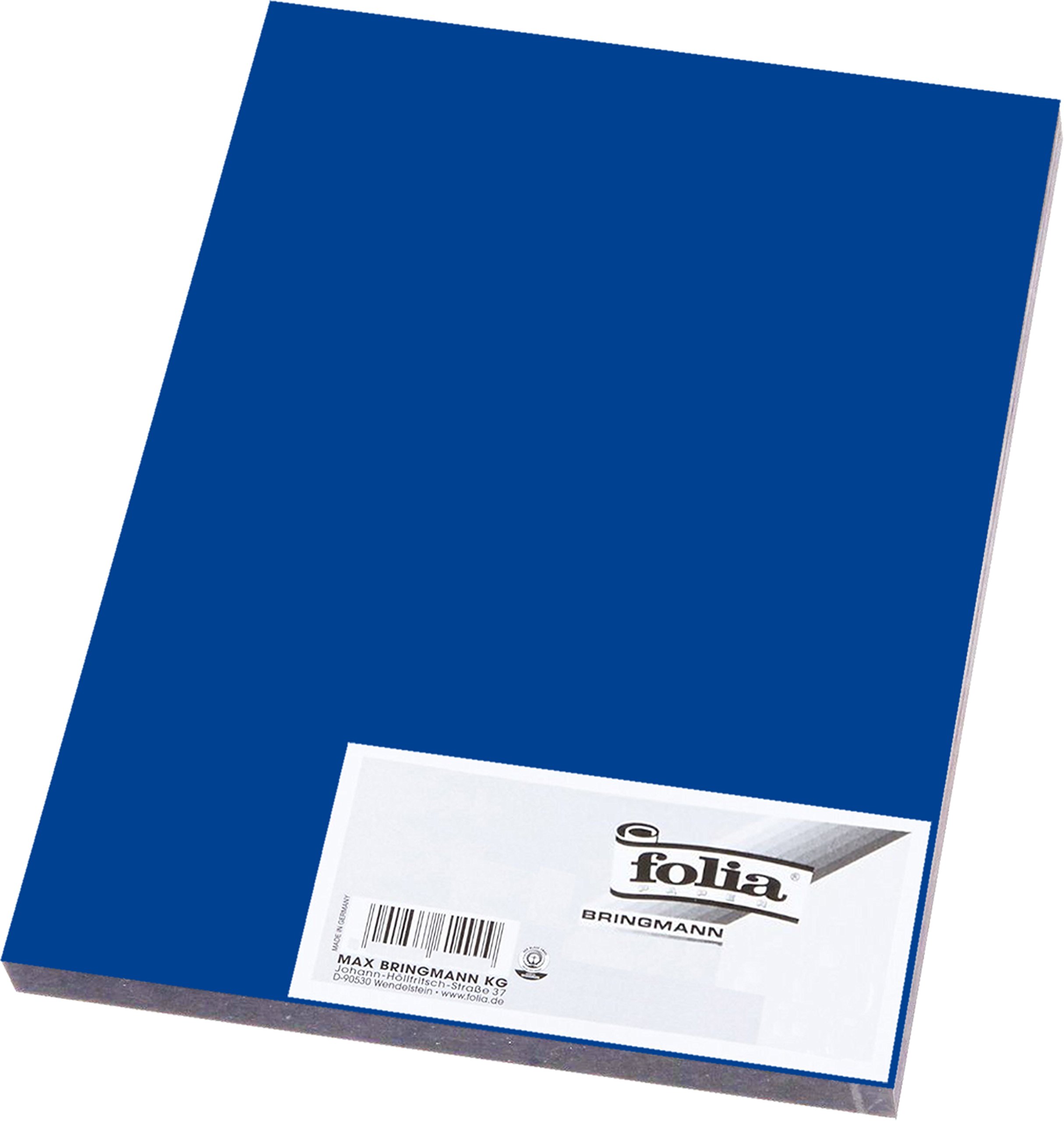 6336 Colored Paper DIN A3 50 Sheets - Ultramarine Blue for Art Projects, Scrapbooking & Office Use