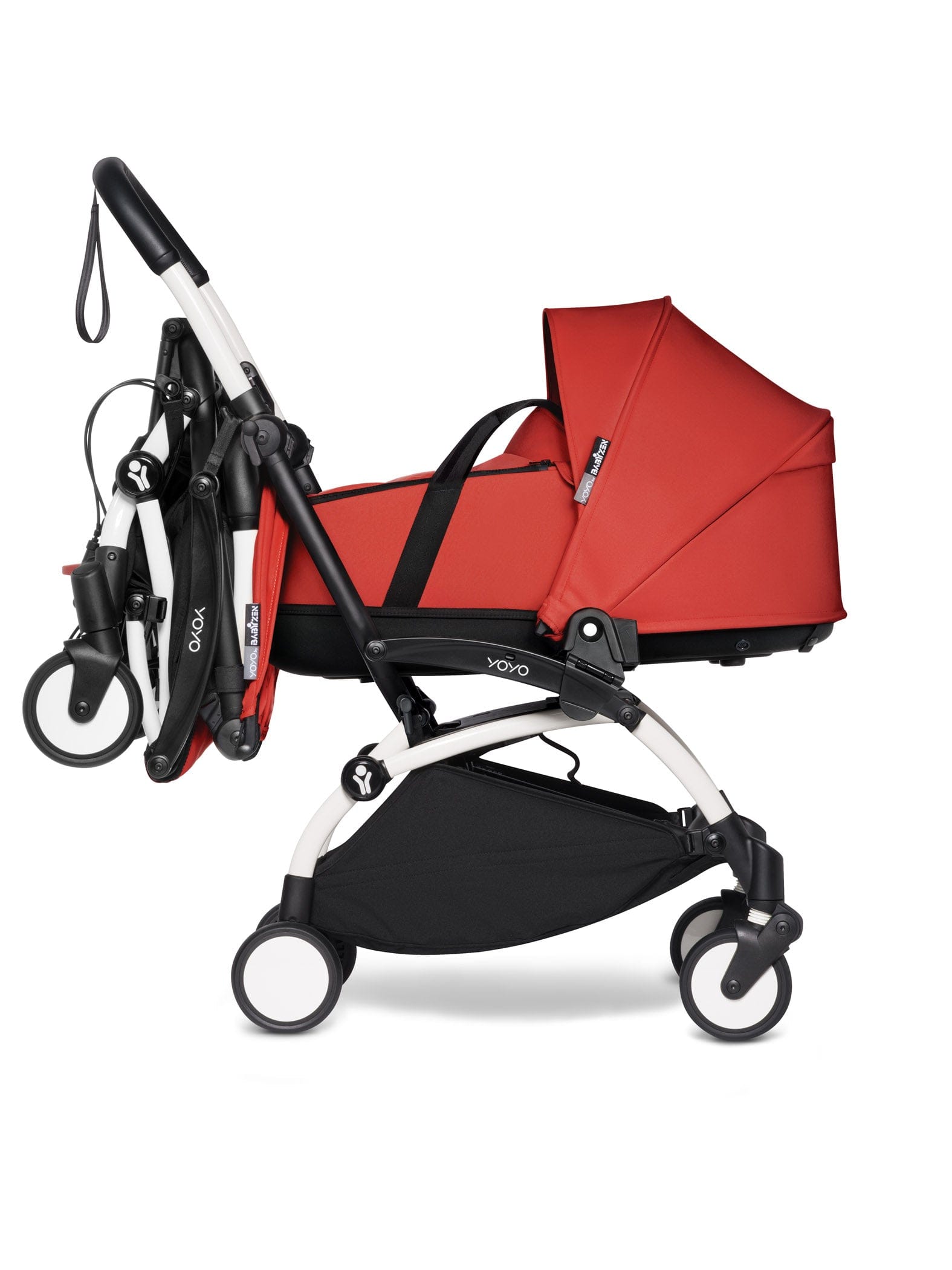 Stokke YOYO 3 Double Stroller with Bassinet & Toddler Seat - Lightweight Compact Travel Stroller for Twins or Siblings (Ages 0-4) | Perfect for City Walks, Air Travel & Everyday Use