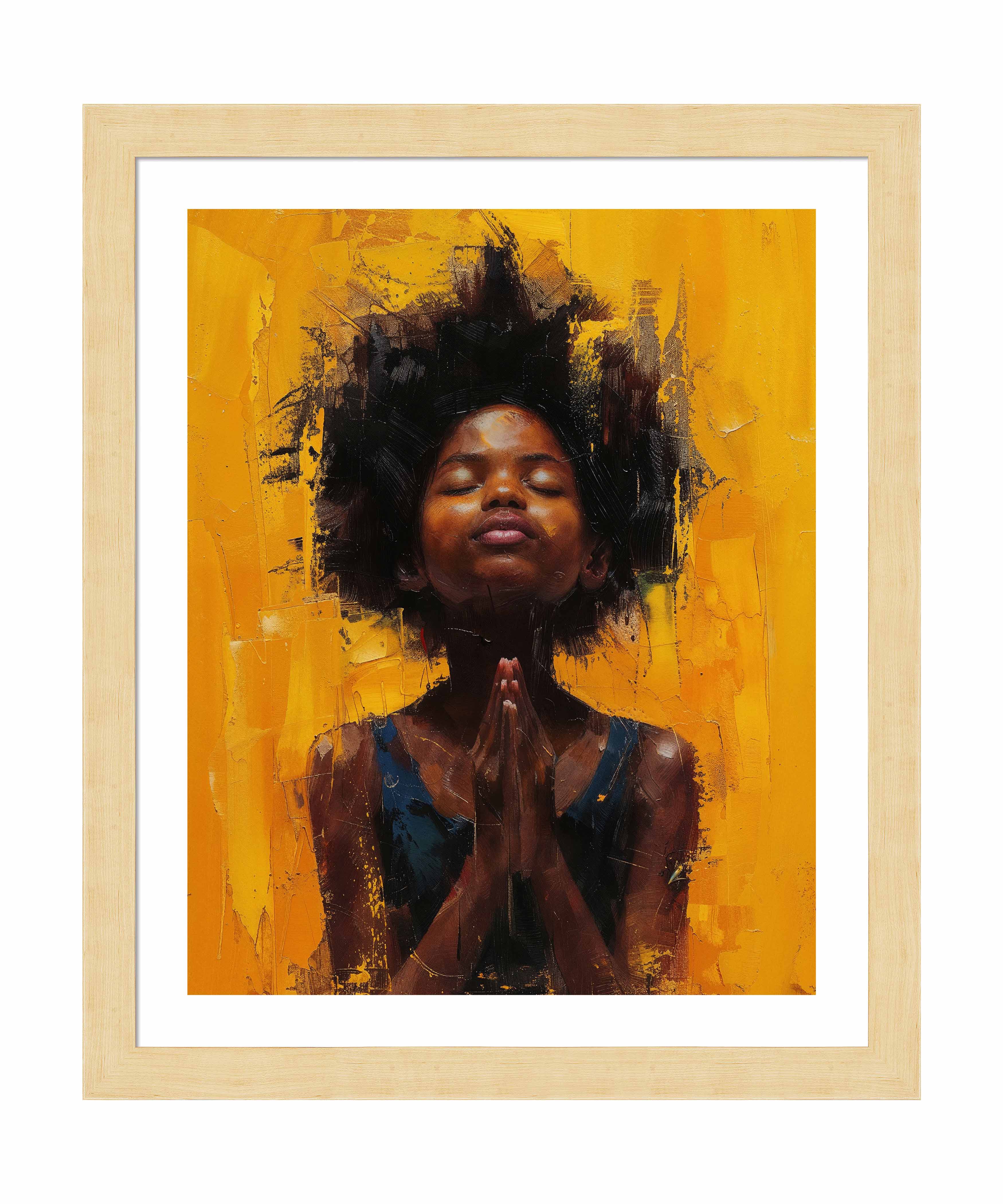 Devotional Art Prints with Candlelight - Perfect for Home Decor, Meditation Spaces & Spiritual Gifts