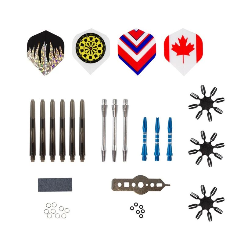 Premium Dart Repair Kit - Professional Dart Maintenance Tools for Steel Tip & Soft Tip Darts - Perfect for Home, Bar & Tournament Use