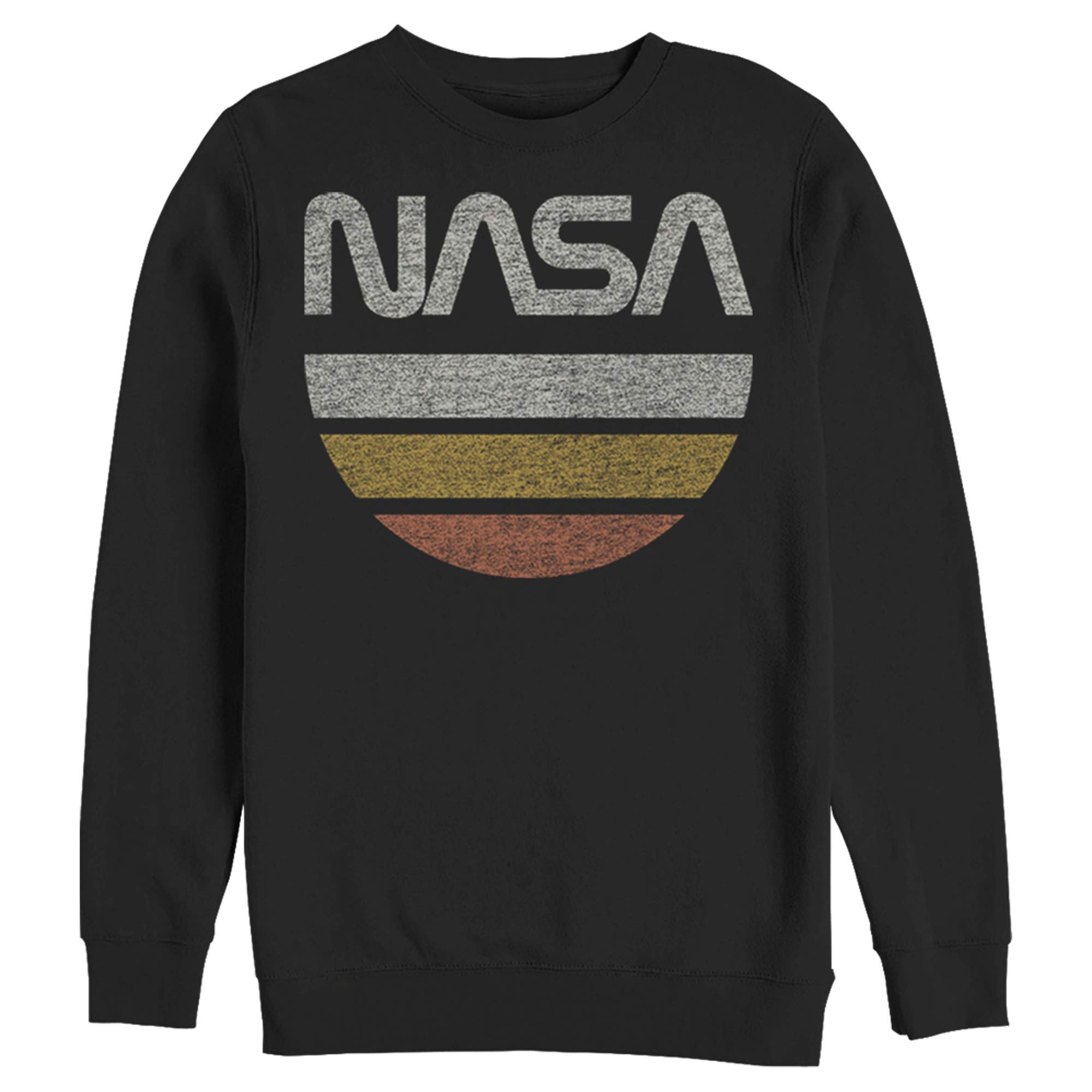 NASA Half Moon Graphic Sweatshirt for Men - Comfortable Pullover Hoodie for Casual Wear & Space Enthusiasts