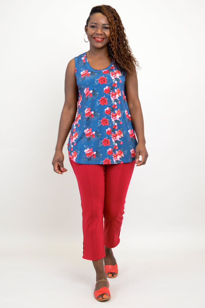Jazz Tank Top - Rosaline Bamboo Fabric - Women's Casual & Comfortable Summer Tops - Perfect for Yoga, Beach & Everyday Wear