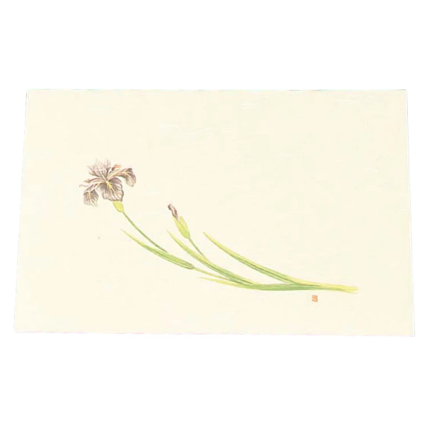 Premium Artec Washi Paper Placemats - Japanese Iris Design (100-Pack) - Elegant Table Setting for Dining, Parties & Home Decor
