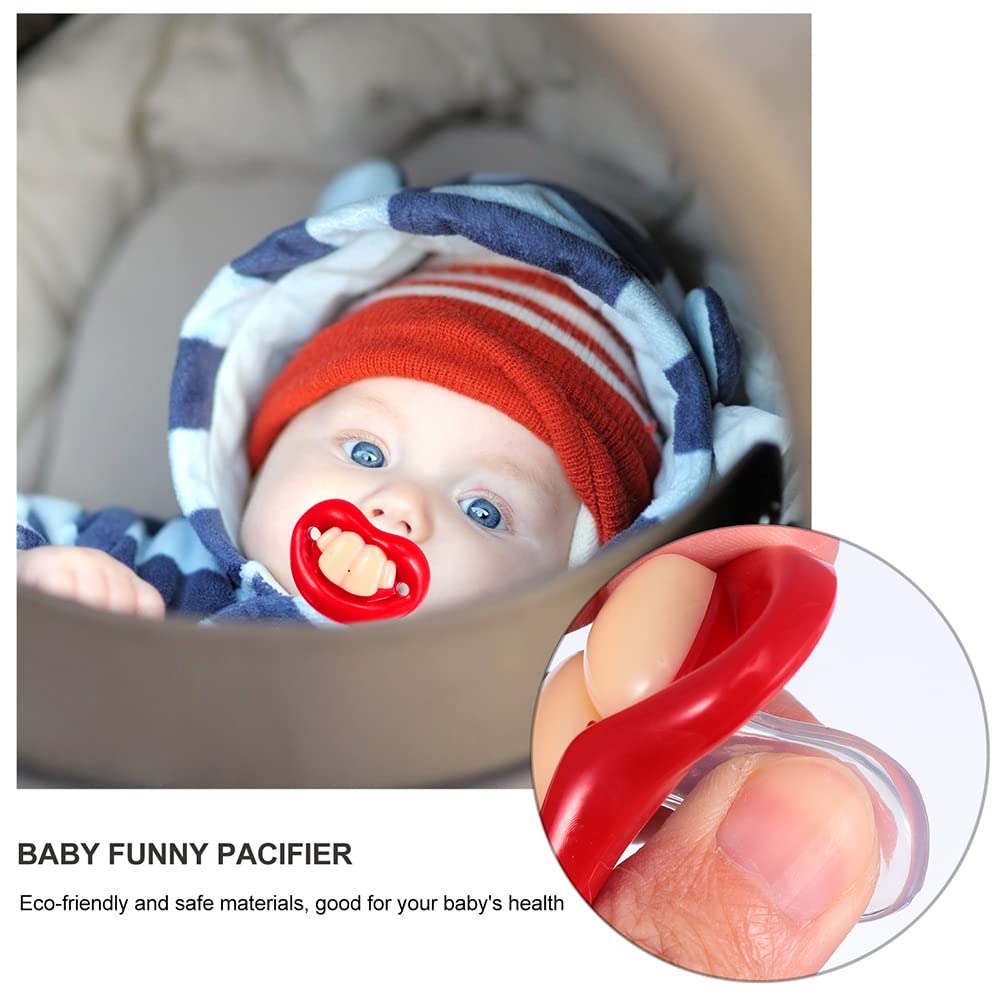 LUOZZY 8-Piece Silicone Baby Pacifiers - Soft Newborn Teething Toys for Soothing & Chewing Relief | Cute Infant Pacifier Set for Boys & Girls | Perfect for Daycare, Travel & Home Use