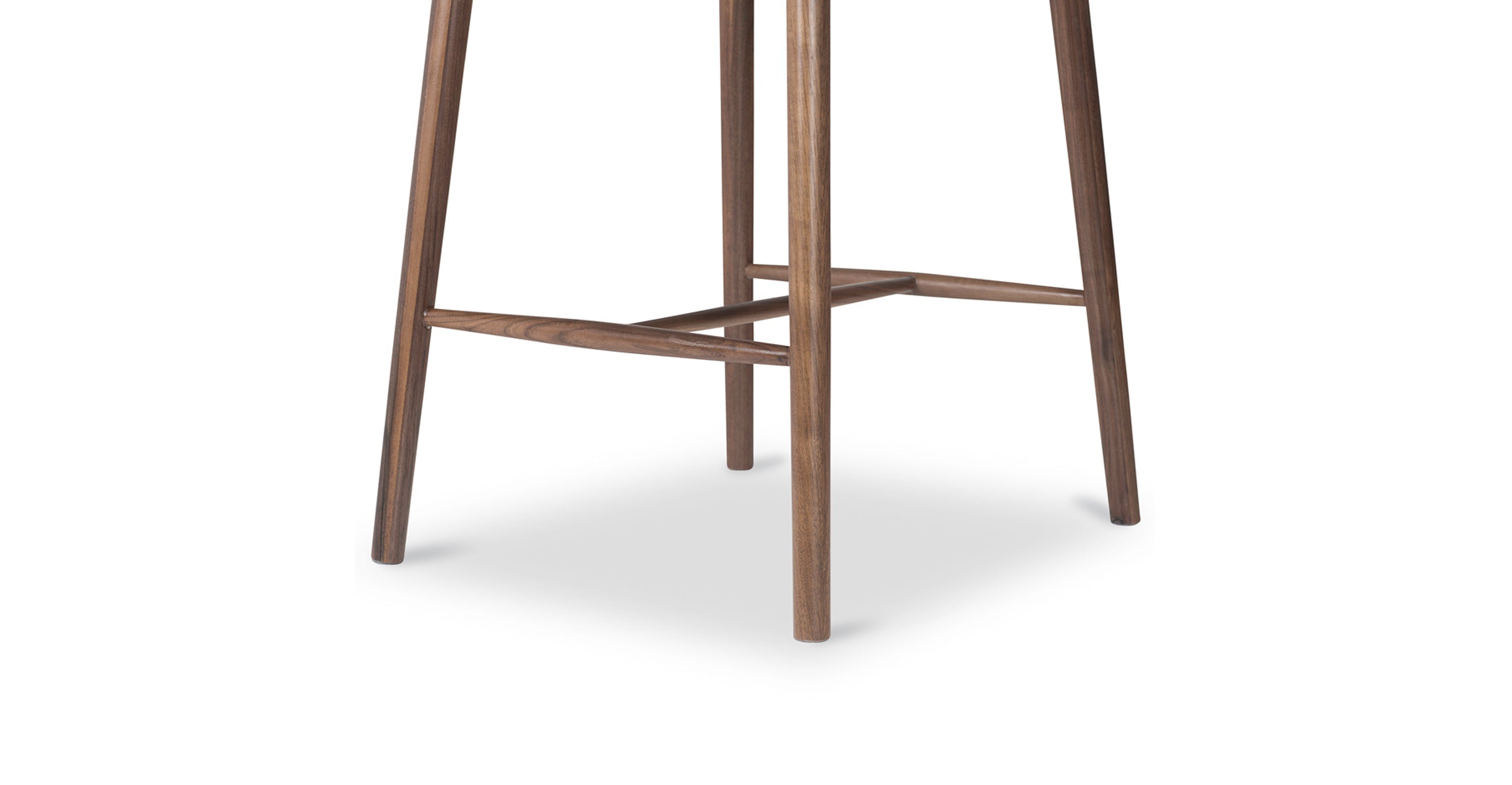 Bonato Leather Counter Stool - Modern Bar Stool with Cushioned Seat, Adjustable Height for Kitchen Island, Breakfast Bar & Home Decor