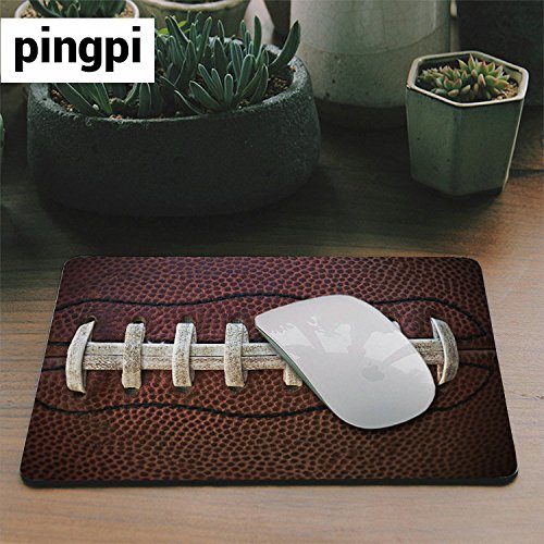 American Football Themed Gaming Mouse Pad - Non-Slip Rubber Base with High-Resolution Sports Photo Design | Perfect for PC Gamers, Office Work & Sports Enthusiasts