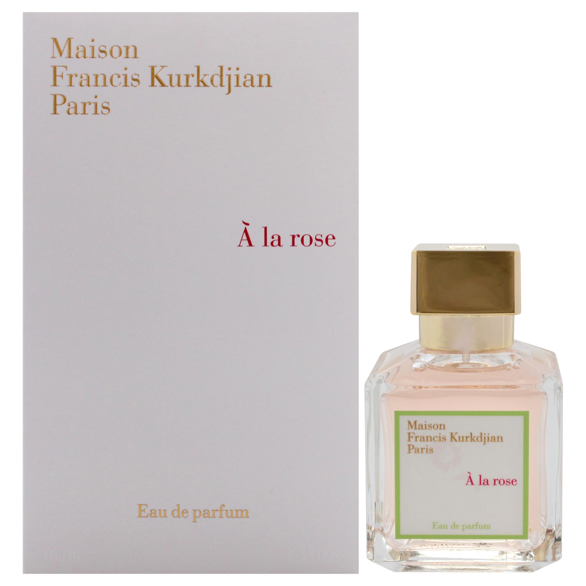 Maison Francis Kurkdjian A La Rose Eau de Parfum for Women - 2.4 oz / 70ml Floral Perfume Spray | Romantic Date Night & Special Occasion Fragrance