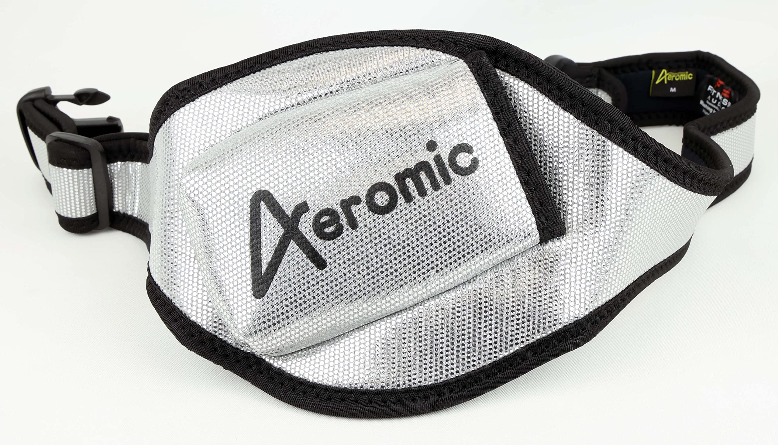Stylish Silver Glitter Mic Belt for Singers & Performers - Special Edition Hipster Microphone Holder for Live Shows, Karaoke & Stage Performances