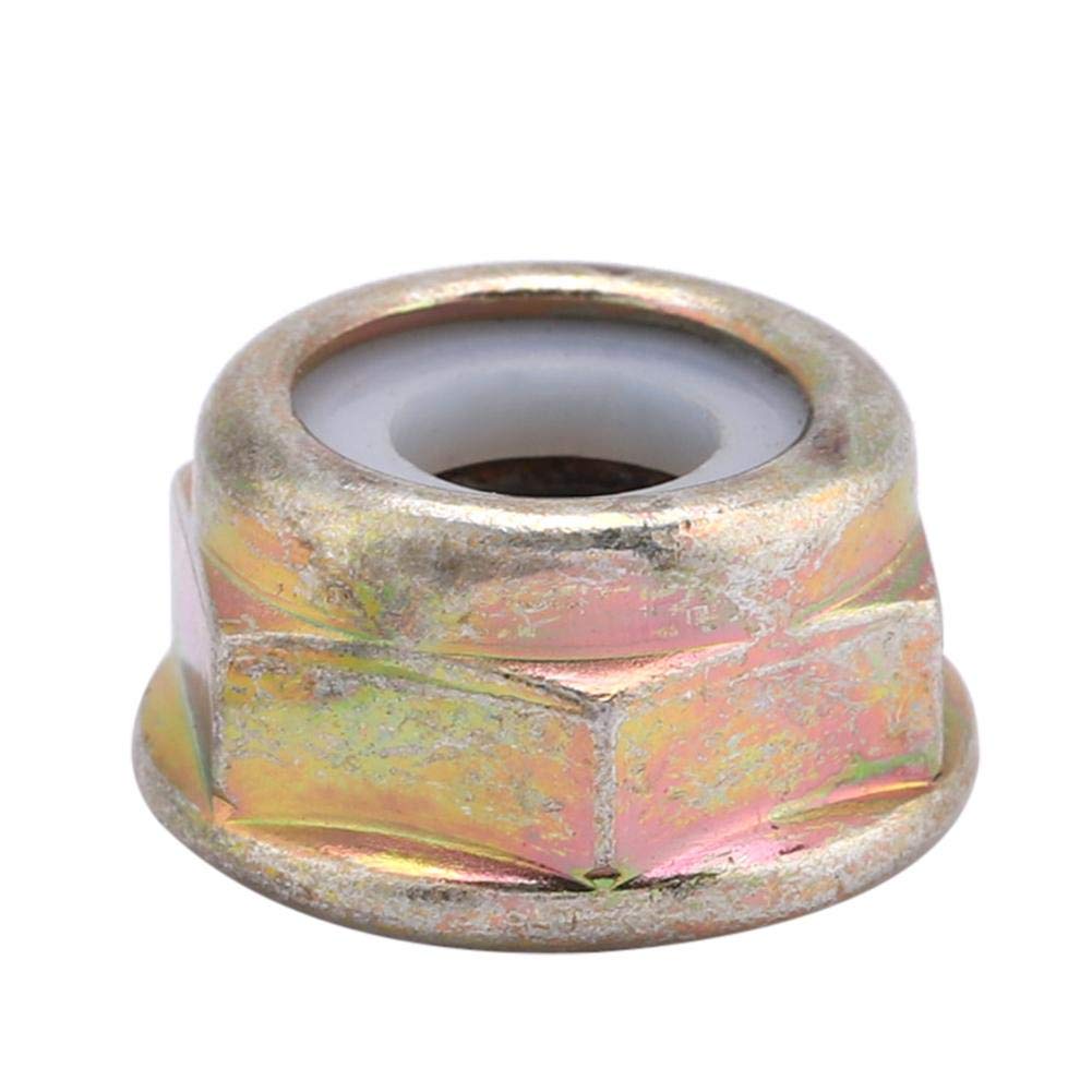 Universal M10x1.25 Left-Hand Threaded Blade Nut Replacement for Brush Cutter & Trimmer | Heavy Duty Left Hand Thread Accessory | Perfect for Lawn Care, Landscaping & Gardening Maintenance