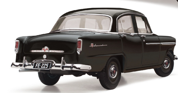 1:18 Scale Classic Carlectables Holden FE 1956 Special Black Model Car 18772 - Perfect for Collectors, Display, and Vintage Car Enthusiasts