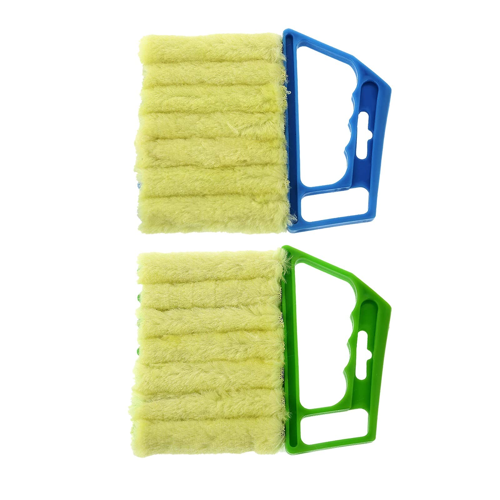 **Detachable Cleaning Brush for Blinds & Vents - Awear Sweeping Brush (Blue/Green) - Perfect for Window Blinds, Air Vents & Dusty Surfaces**