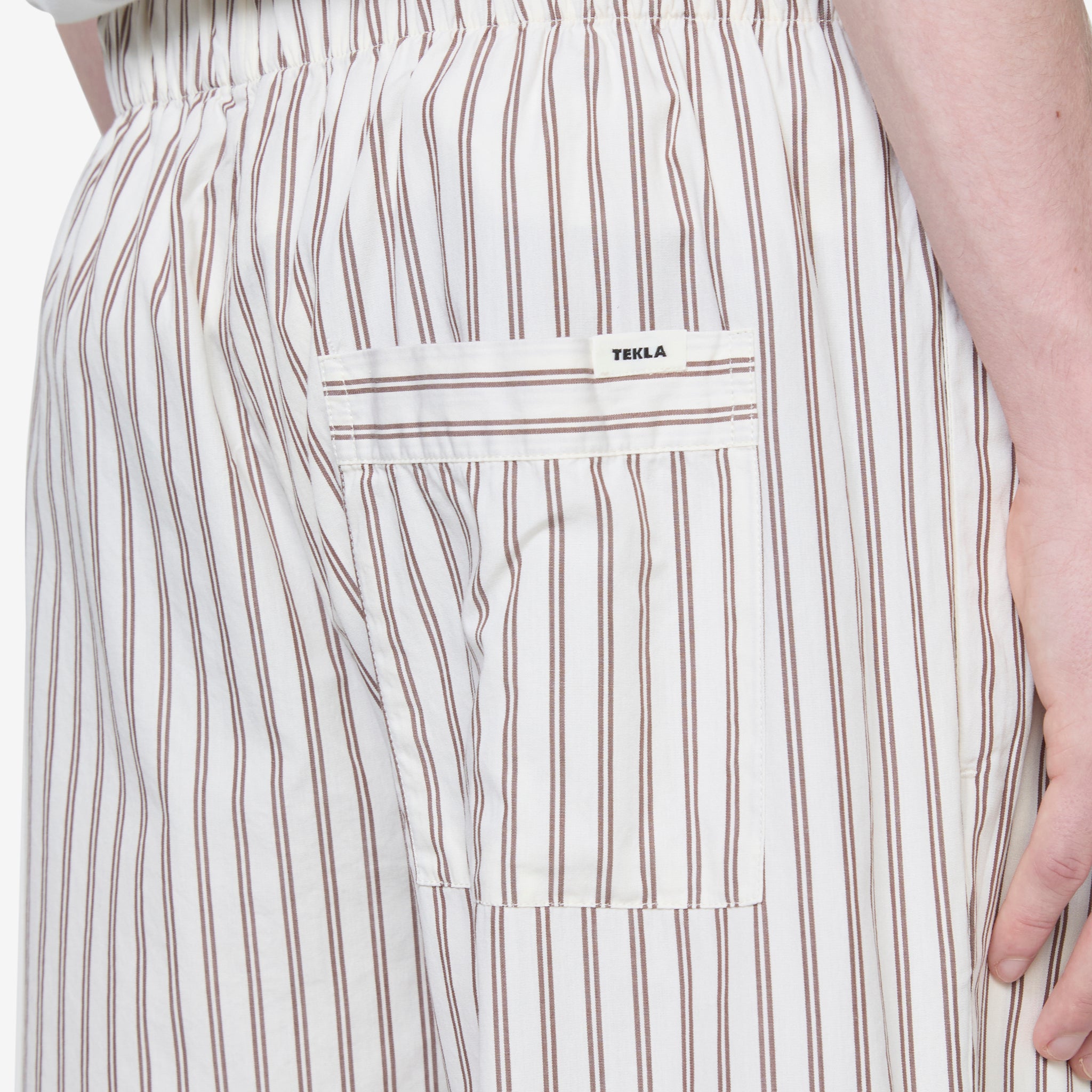 Comfortable Cotton Poplin Pajama Pants for Women - Hopper Stripes Design | Soft Sleepwear & Lounge Pants for Relaxing at Home
