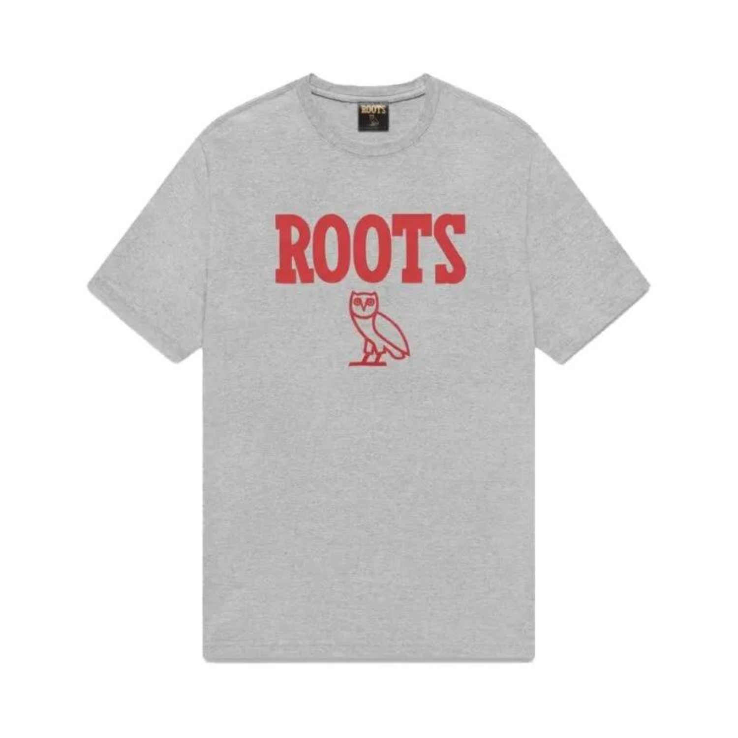 OVO Roots Athletics Owl Graphic T-Shirt for Men & Women - Heather Grey - Casual Wear & Street Style Outfit