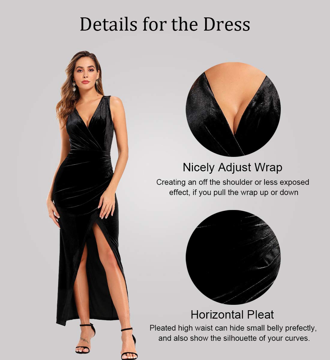 Luxury Velvet Long Bridesmaid Dresses for Women - Elegant Formal Gowns for Winter & Fall Weddings, Parties & Special Occasions