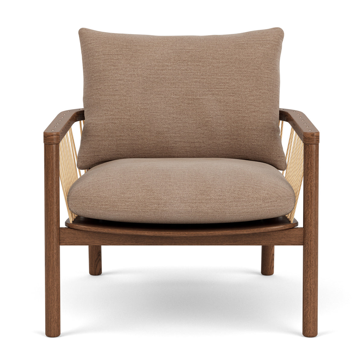 Enzo Fabric Armchair - Modern Upholstered Accent Chair for Living Room, Bedroom & Office - Comfortable Lounge Chair with Sturdy Wooden Legs - Perfect for Relaxing, Reading & Decorating