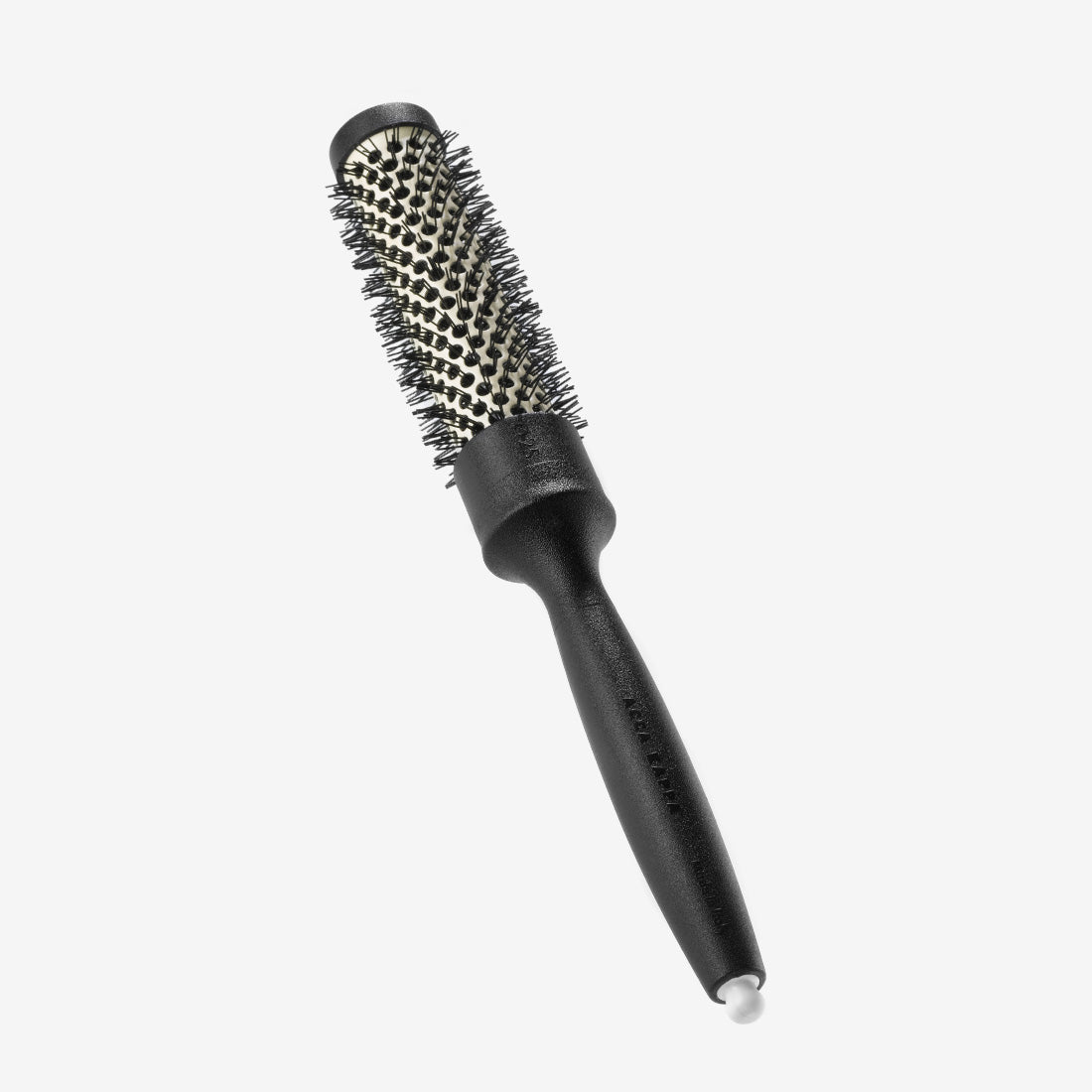 Tourmaline Comfort Grip Hair Styling Brush with Nylon Bristles - Perfect for Detangling, Smoothing & Styling Wet or Dry Hair at Home or Salon