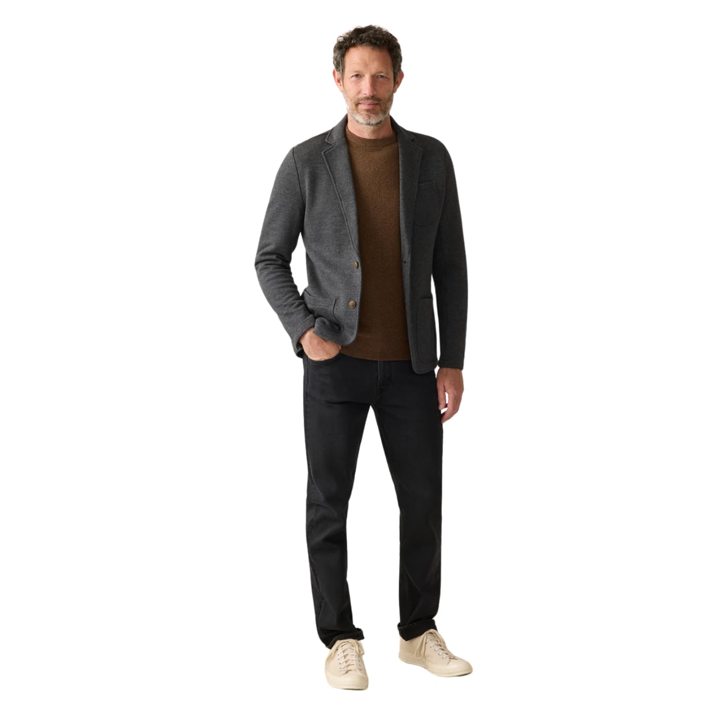 Faherty Men's Inlet Knit Blazer - Lightweight Stretch Travel Blazer for Business Casual & Office Wear - Perfect for Work, Weddings & Date Nights