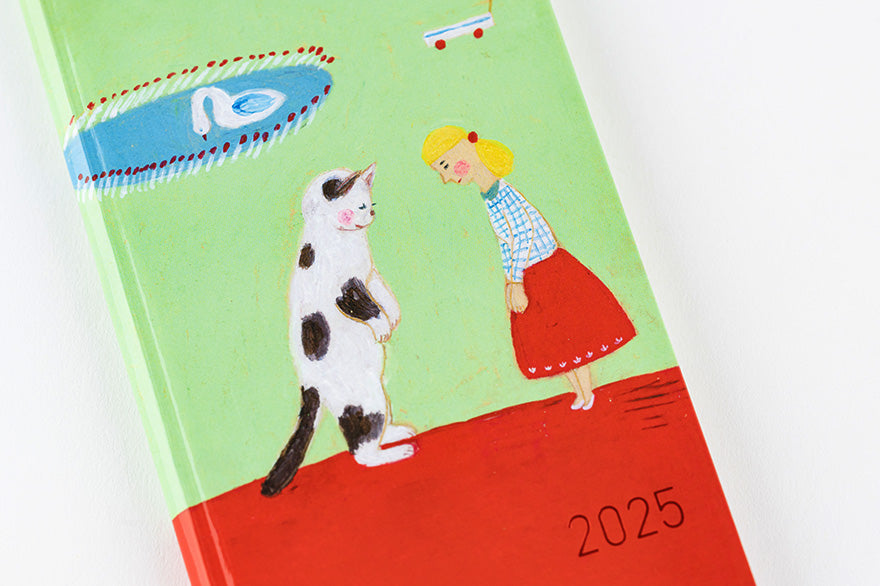 Hobonichi Techo 2025 Planner - Keiko Shibata Design Hardcover Weekly Notebook | English Edition | January Start | Monday Start | Perfect for Work, School & Personal Organization