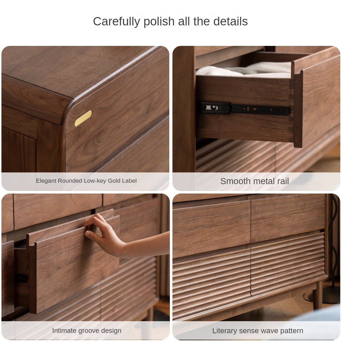 Black Walnut Solid Wood Wall Storage Drawer - Handcrafted Organizer for Bedroom, Bathroom & Entryway | Rustic Home Decor