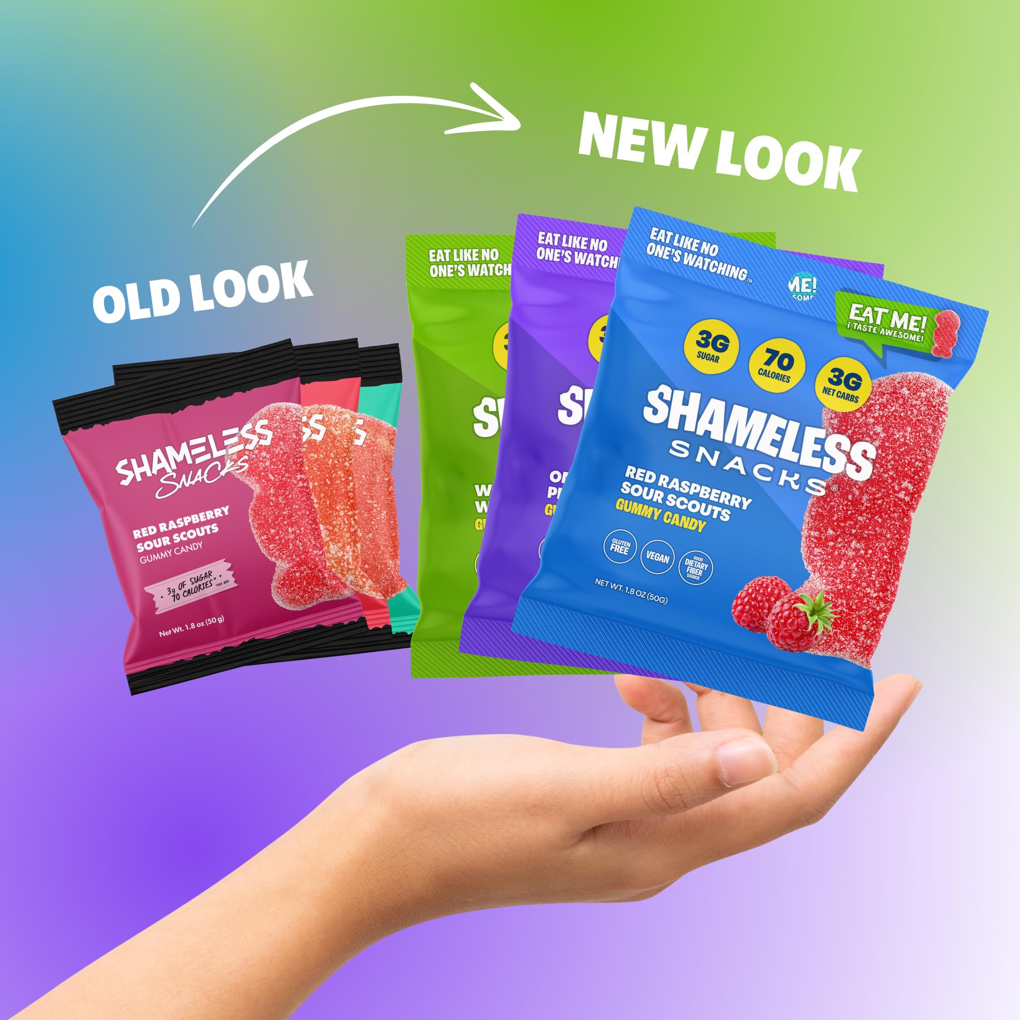 Low Carb Keto Gummy Bundle - Sugar Free Red Raspberry, Watermelon & Peach Flavored Gluten Free Candy for Weight Loss | Perfect for Keto Diet, Diabetics & Healthy Snacking
