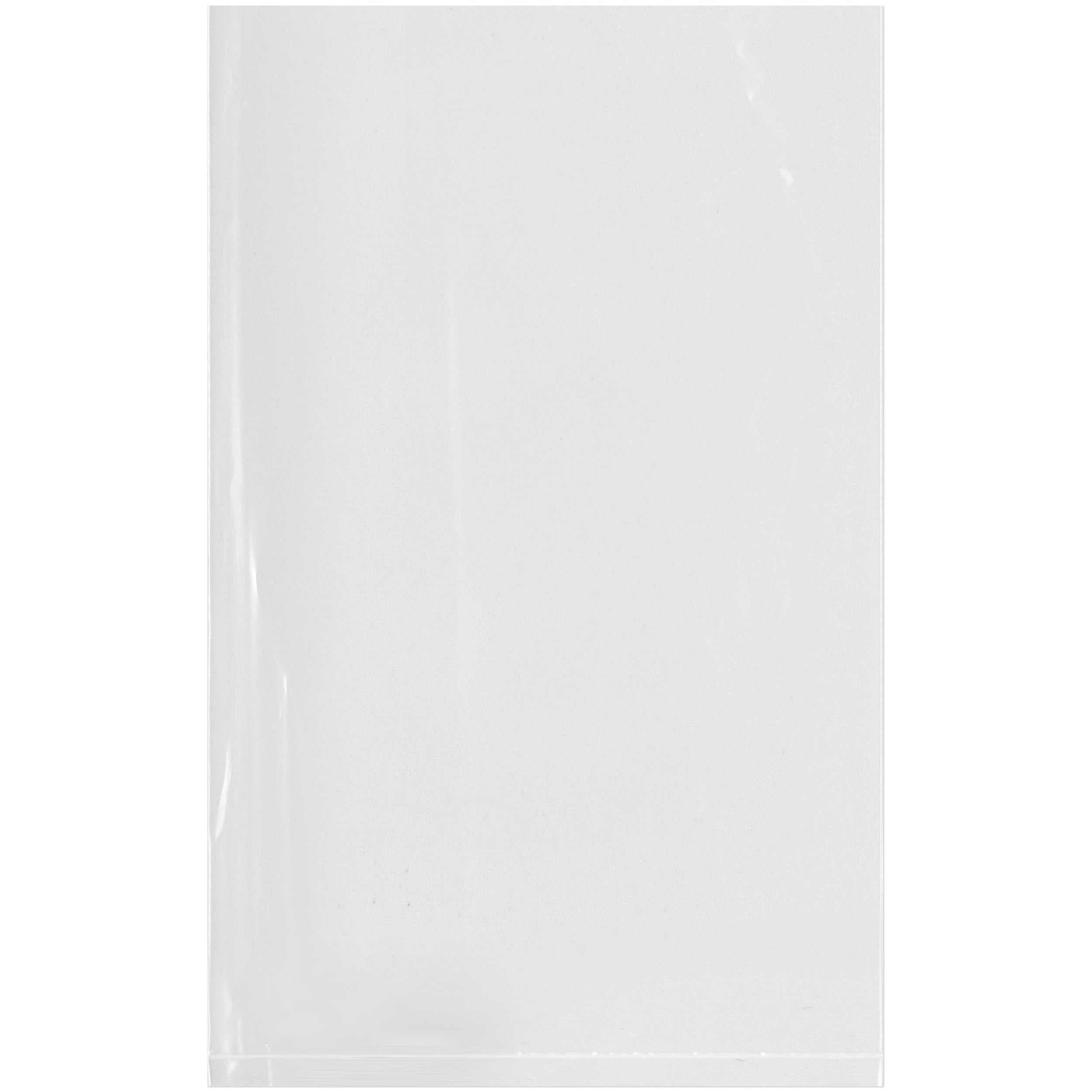 Clear Plastic Poly Bags 5x8 Inch 3 Mil - Pack of 200 for Crafts & Storage
