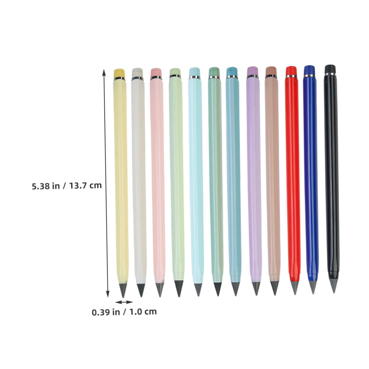 TEHAUX Inkless Drawing Pencils Set - 12 Pack No Ink Sketching & Writing Tools for Students, Artists & Professionals - Perfect for Sketching, Note Taking & Creative Projects