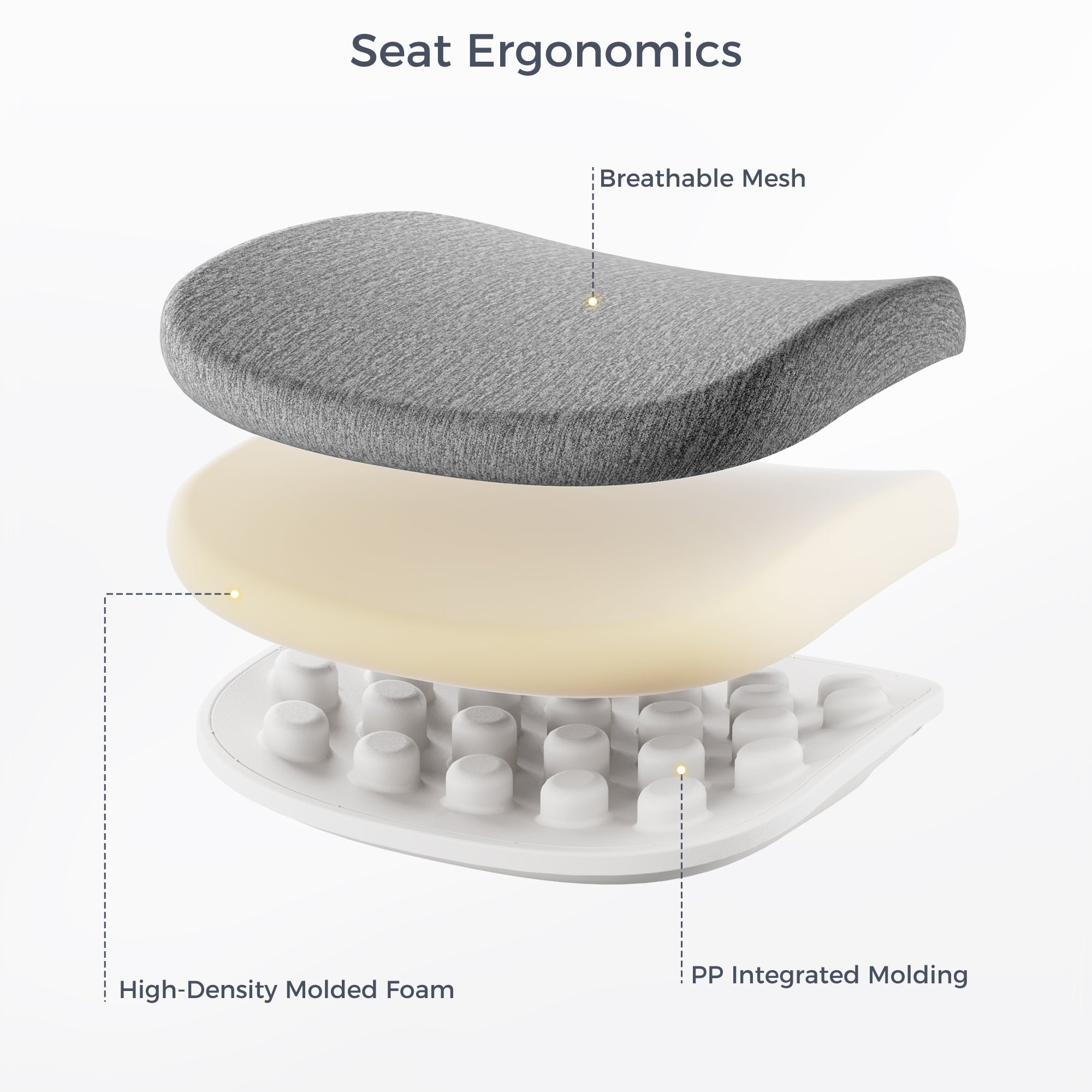 Ergonomic Office Chair - Skylar Lite Duo Hue Adjustable Height Swivel Task Chair for Home & Office Workspace, Comfortable Computer Desk Chair for Long Hours Sitting, Perfect for Gaming, Studying, and Remote Work