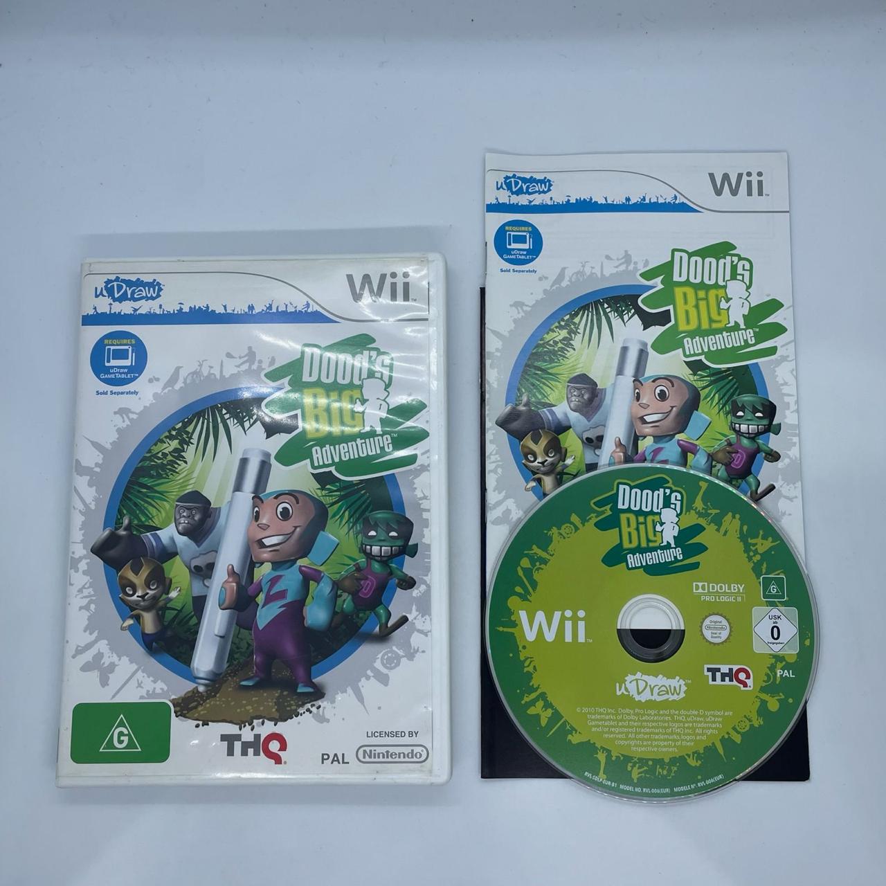 Dood's Big Adventure - Nintendo Wii Game with Manual (PAL Version) - Fun Family Game for Kids & Adults, Perfect for Parties & Game Nights