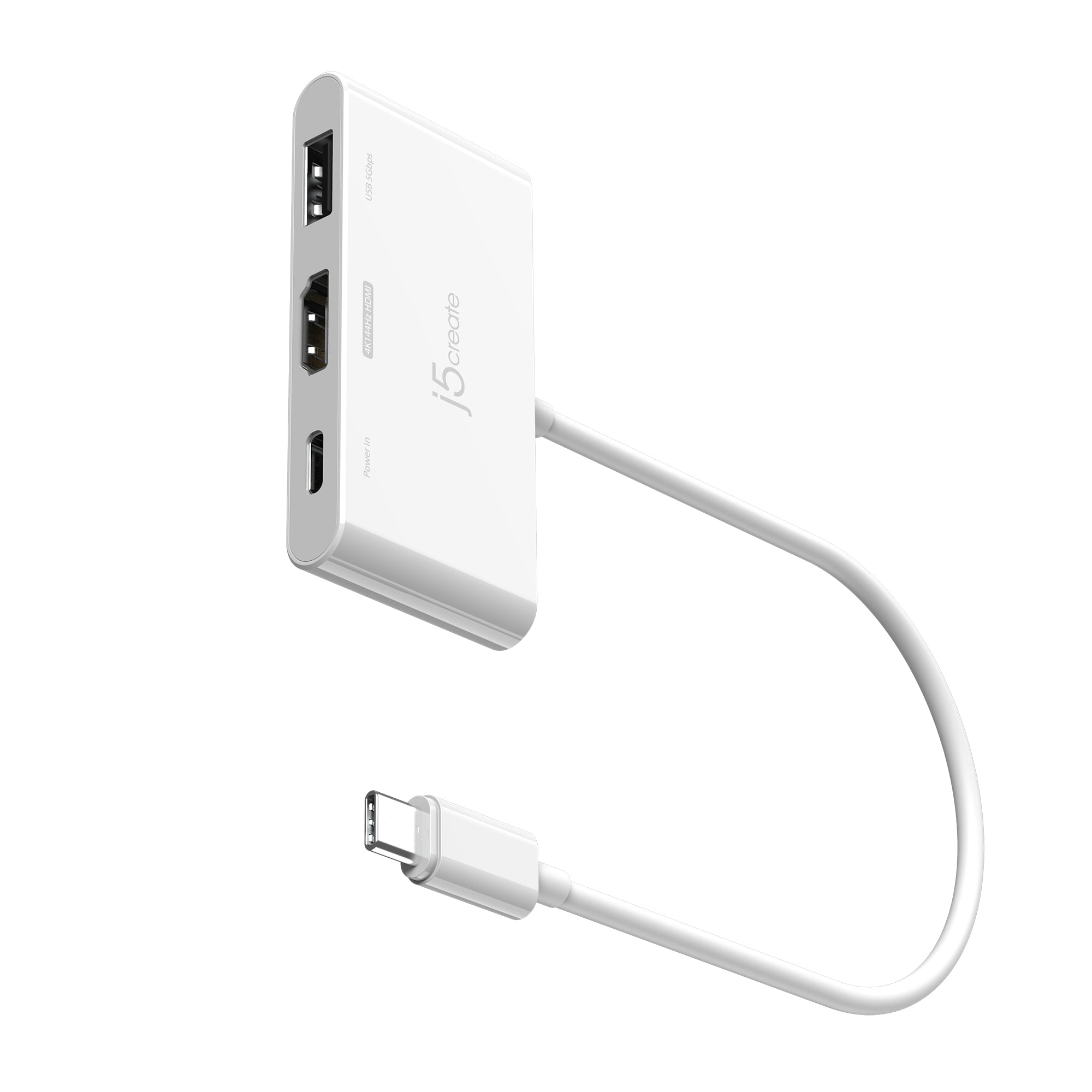 USB C to HDMI Adapter 4K 144Hz with USB 3.2 Port & 100W Power Delivery - High Speed Cable for Gaming, Home Theater, and Office Work