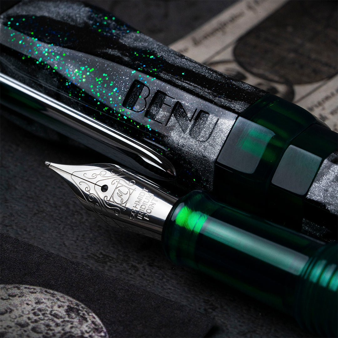 Benu AstroGem Fountain Pen Leto - Premium Writing Pen for Calligraphy, Office & Gifts - Elegant Design for Professionals & Collectors - Perfect for Journaling, Note Taking & Special Occasions