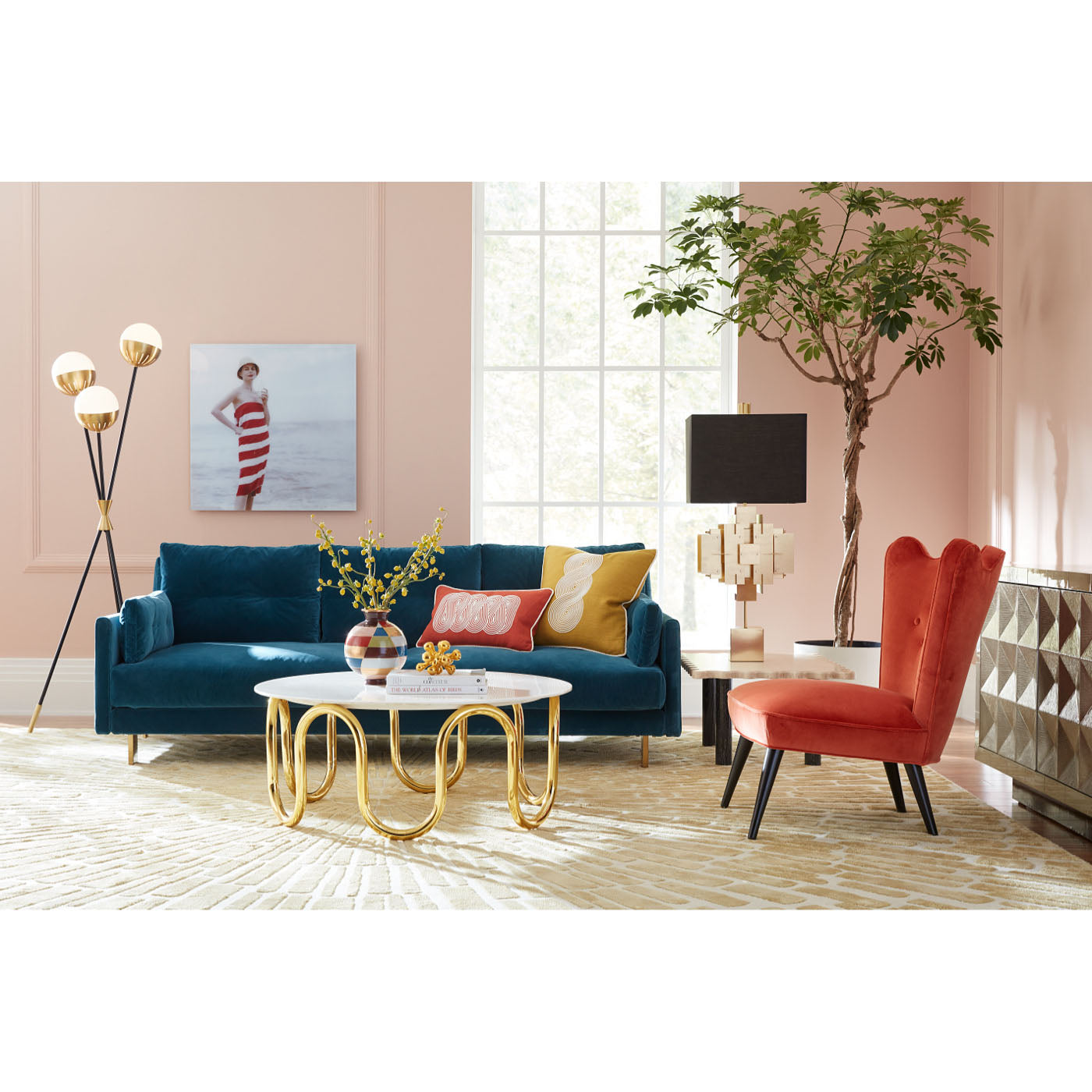 Stylish Scalinatella Cocktail Table - Modern Side Table for Living Room, Bedroom & Office - Perfect for Coffee, Books & Decor