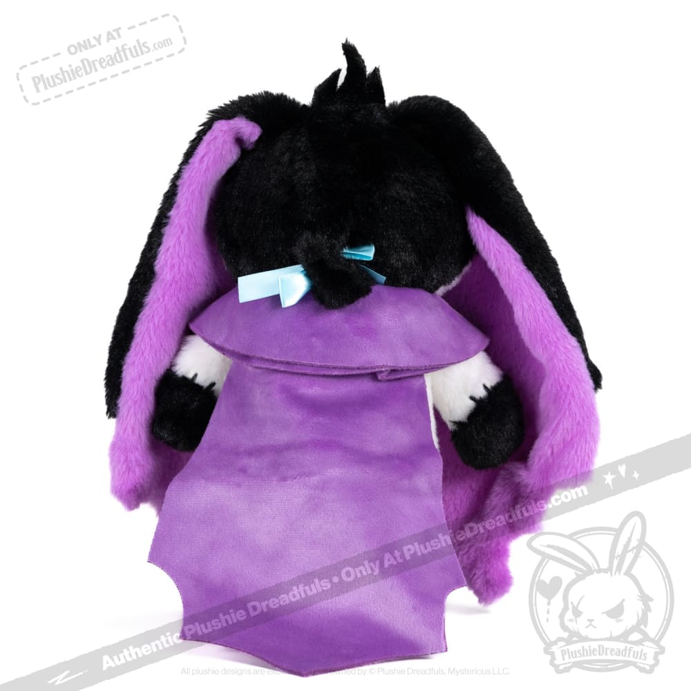 Plushie Dreadfuls Bunny Lugosi - Vampire Bunny Stuffed Animal Toy | Cute Gothic Plush for Halloween Decor, Horror Collectors & Unique Gifts