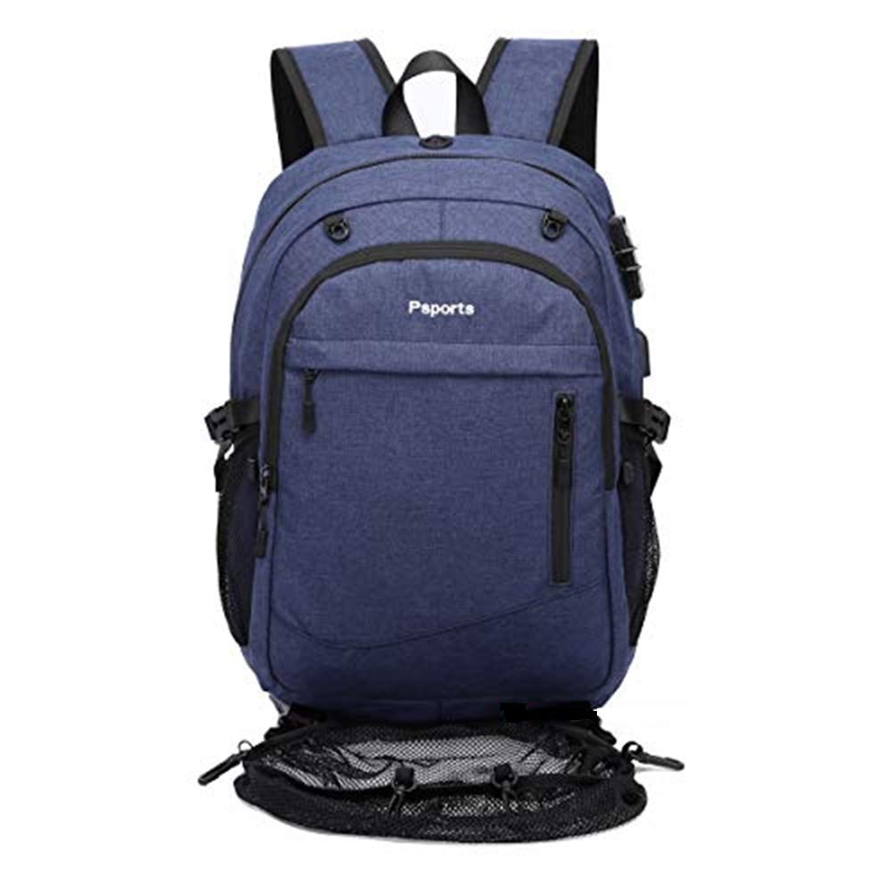 Gudiu College Laptop Backpack - Waterproof Bookbag with USB Charging Port for Students, Travel & Work - Perfect for School, Basketball & Daily Commute