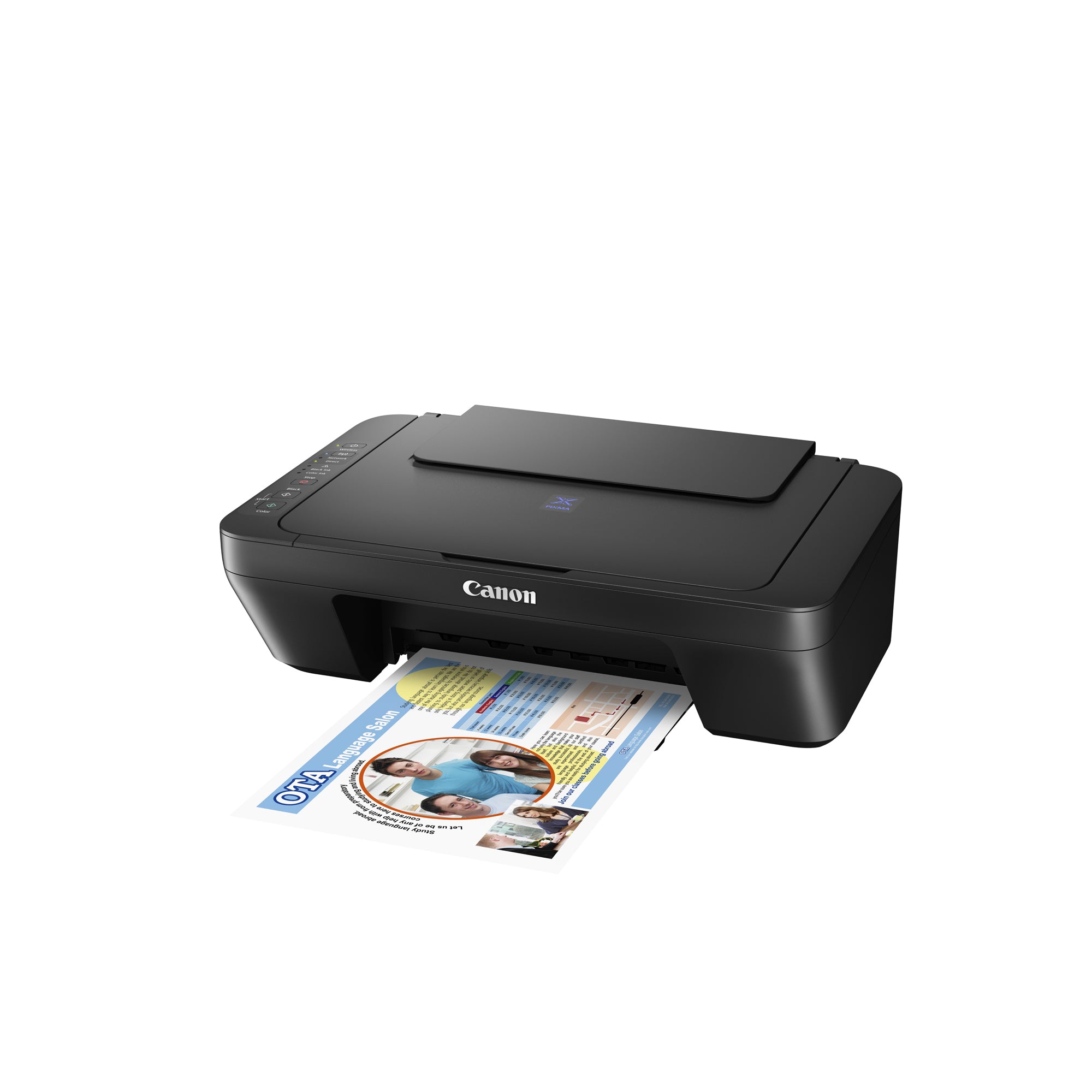 Canon PIXMA E470 Wireless All-in-One Printer for Home & Office - Print, Scan, Copy | Compact Design for Small Spaces | Perfect for Documents, Photos & School Projects