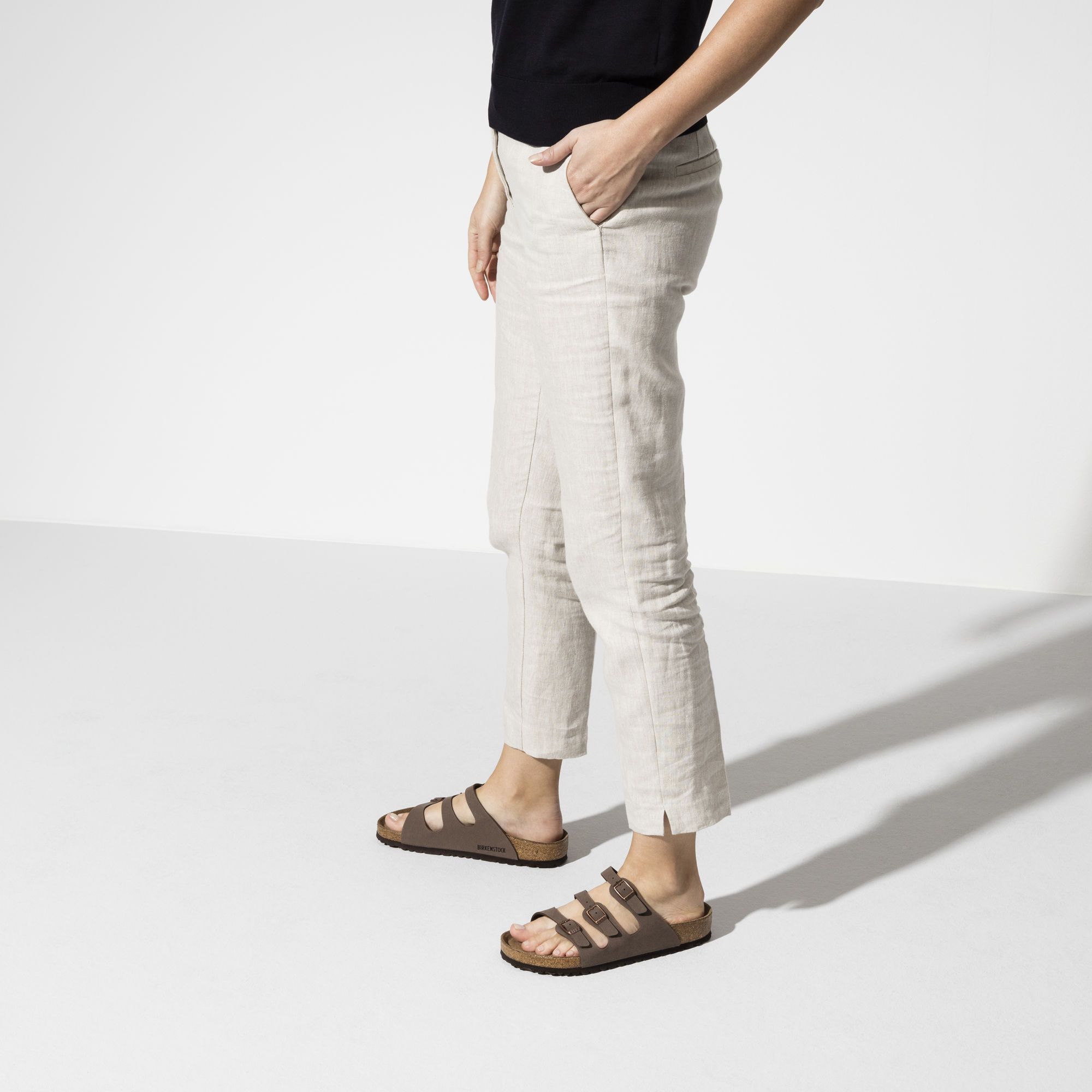 Birkenstock Florida Soft Footbed Sandals - Mocha Birkibuc - Unisex Comfort Shoes for Men & Women | Perfect for Casual Wear, Beach, Travel & Everyday Comfort