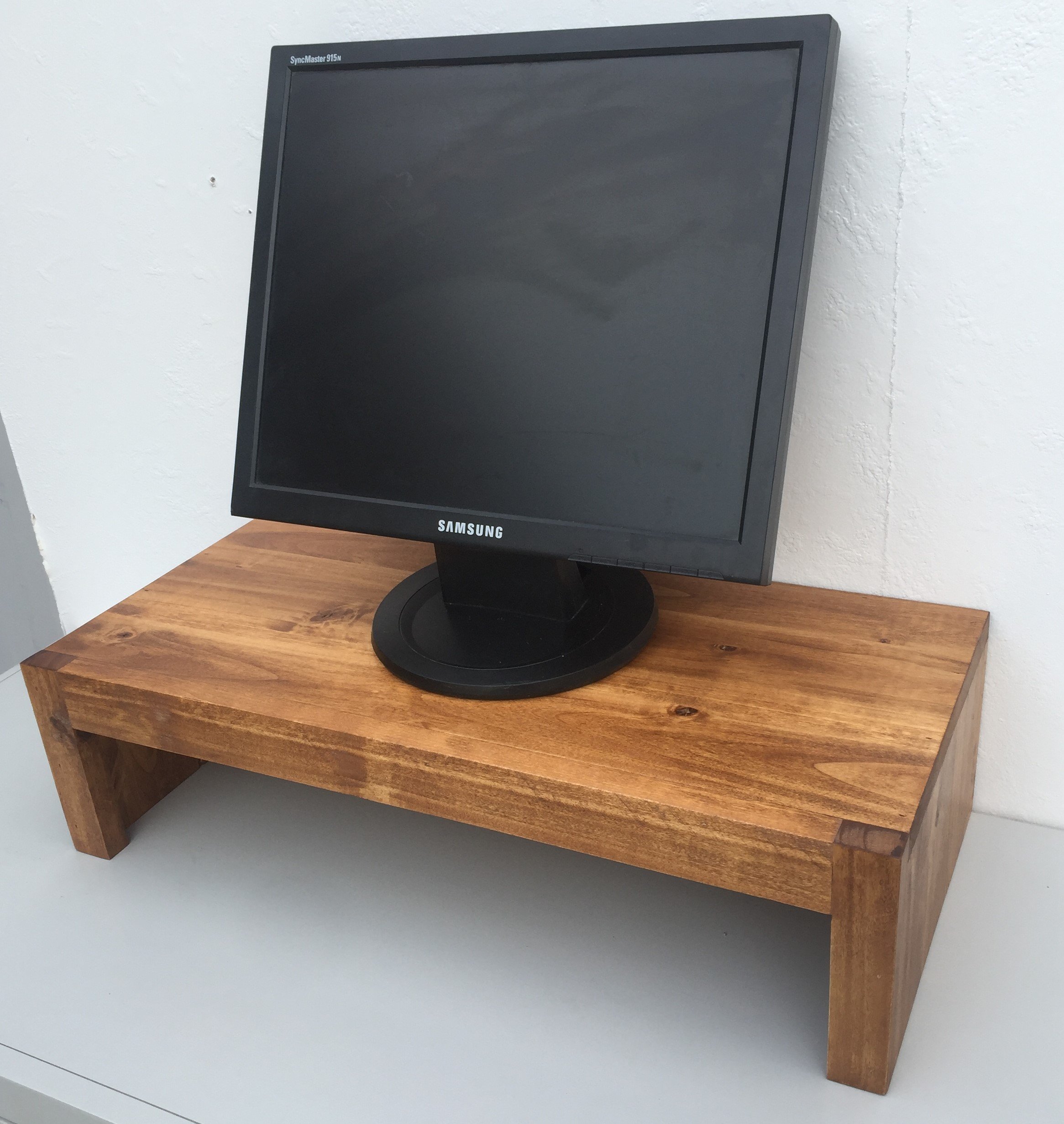 Premium Solid Albus Wood Monitor Stand Riser - 21