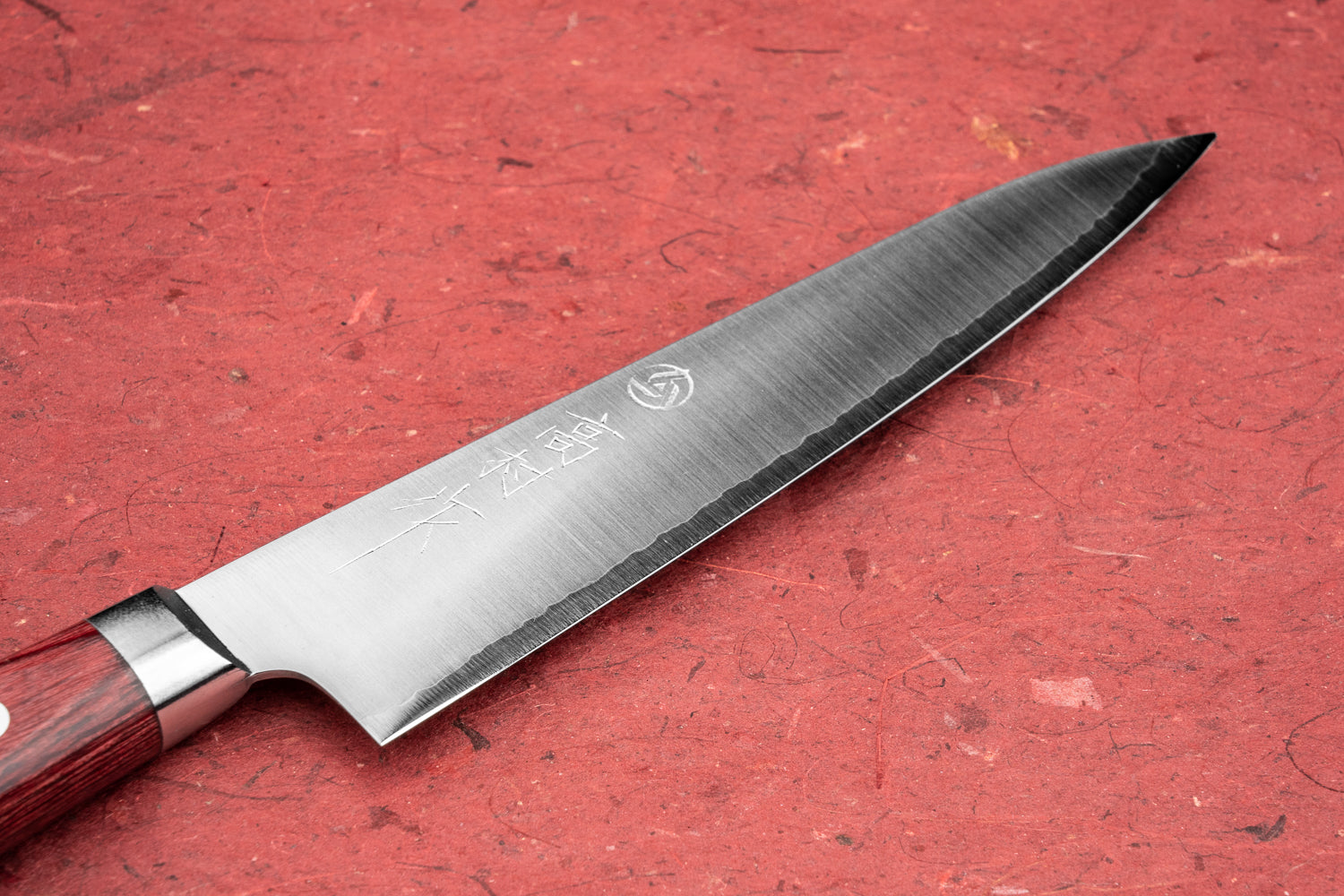 Takamura Akagouhan Petty Knife 130mm - High Carbon Steel Japanese Kitchen Knife for Precision Slicing, Dicing & Garnishing - Perfect for Chefs & Home Cooks