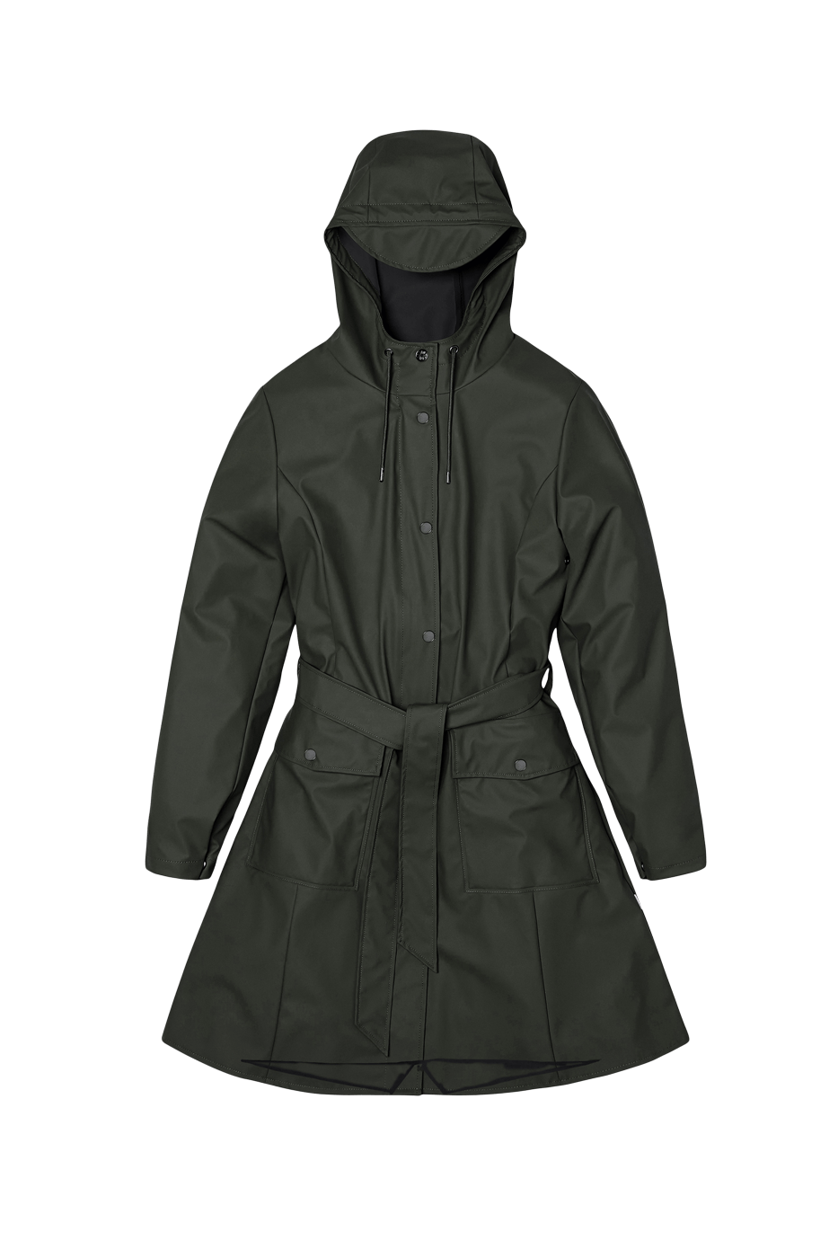 Elegant Curve Long Jacket for Women - Stylish Trench Coat with Belt, Slim Fit Outerwear for Fall & Winter | Perfect for Office, Dating & Evening Events