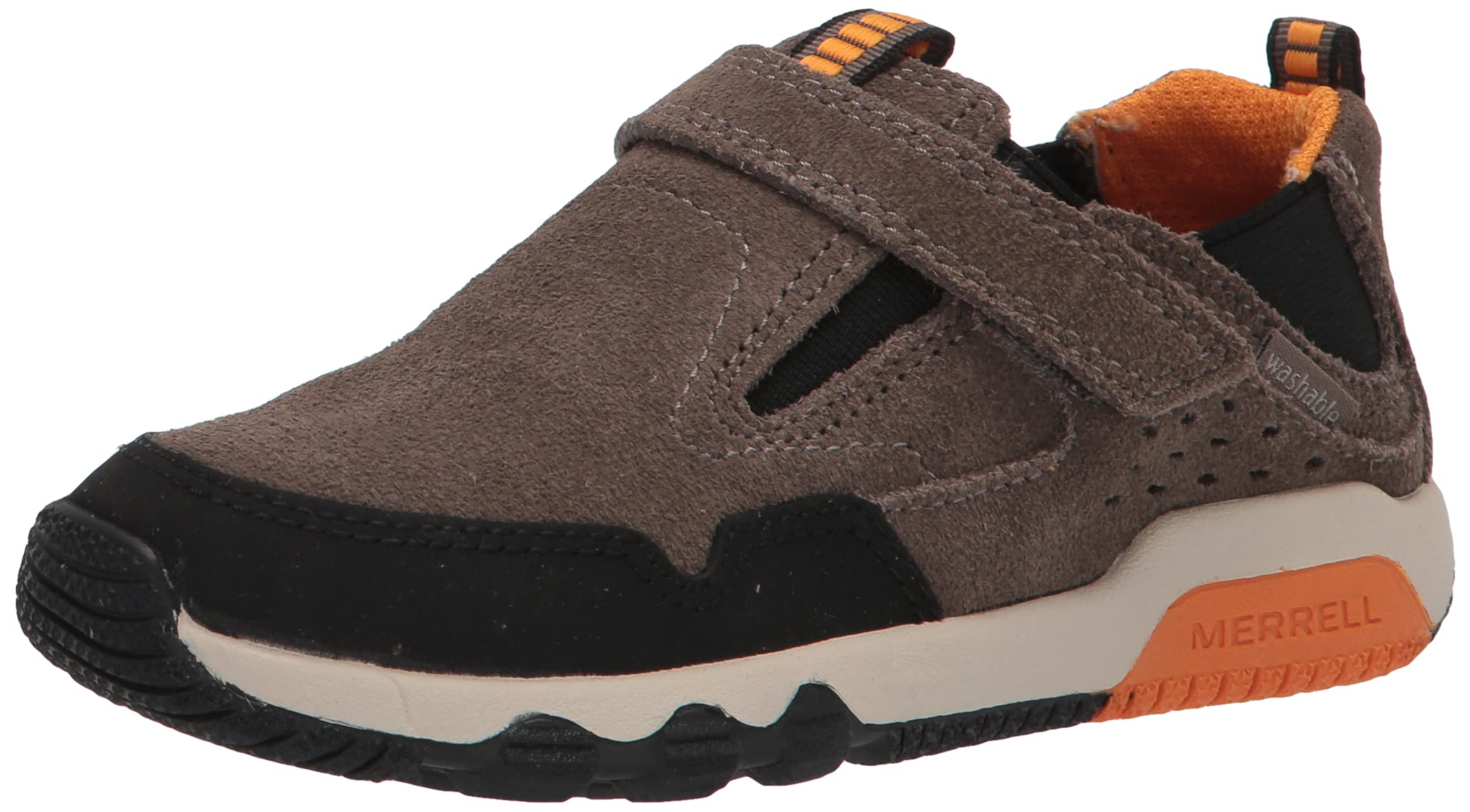 Merrell Kids' Free Roam Jungle Moc Moccasin Shoes - Comfortable & Durable Slip-On for Boys & Girls - Perfect for Outdoor Play, School & Everyday Adventures