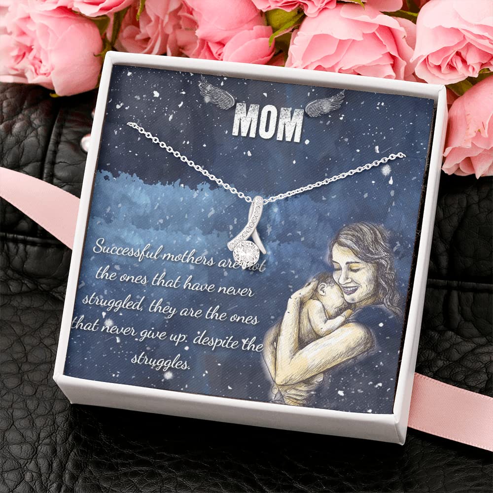 Best Mom Gift Necklace - Elegant Jewelry for Mother's Day, Birthday, Anniversary - Perfect Present for Mom, Wife, Daughter - Ideal for Special Occasions & Everyday Wear