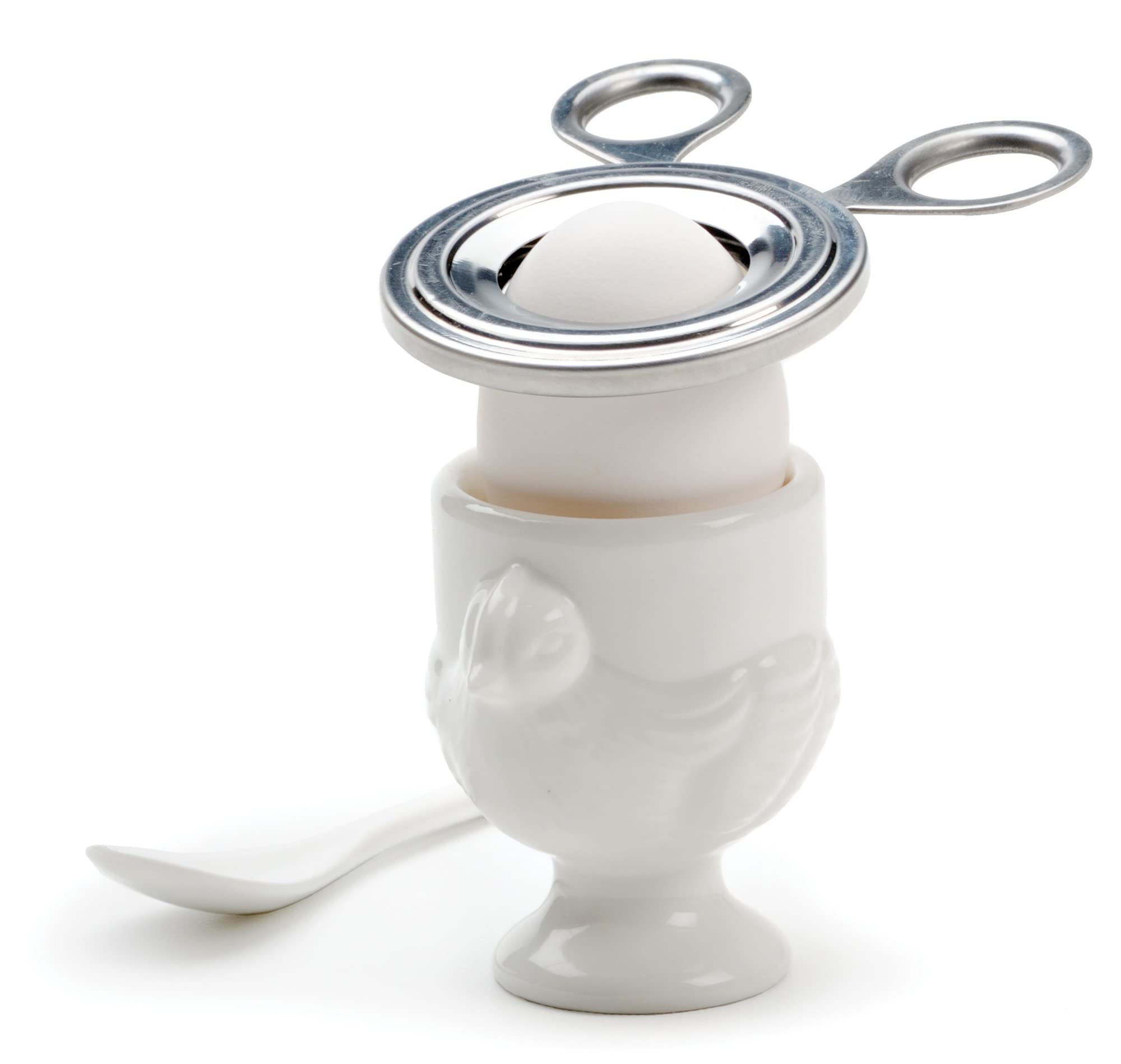 RSVP International Endurance Kitchen Tool Set - Premium Stainless Steel Egg Topper | Durable, Dishwasher Safe & Easy to Clean | Perfect for Breakfast Prep, Cooking & Baking