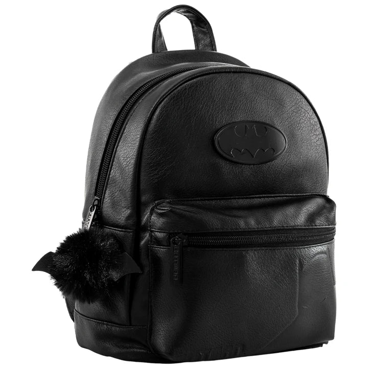 Batman Logo Fashion Backpack for School, Travel & Cosplay - Lightweight Durable Superhero Backpack for Kids & Adults