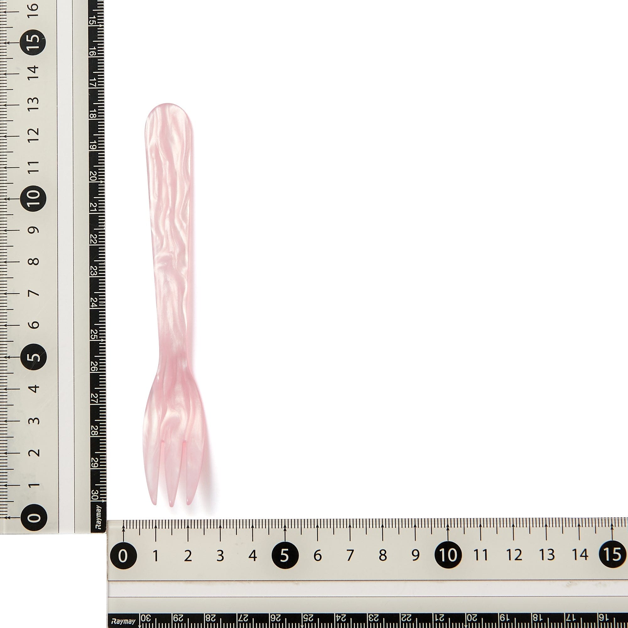 Elegant Pink Marble Dessert Forks - Set of 6 Stainless Steel Cake Forks for Parties, Weddings, and Tea Time Desserts